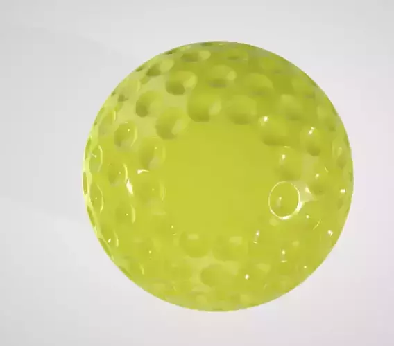 Yellow Dimple Pitching Machine Balls