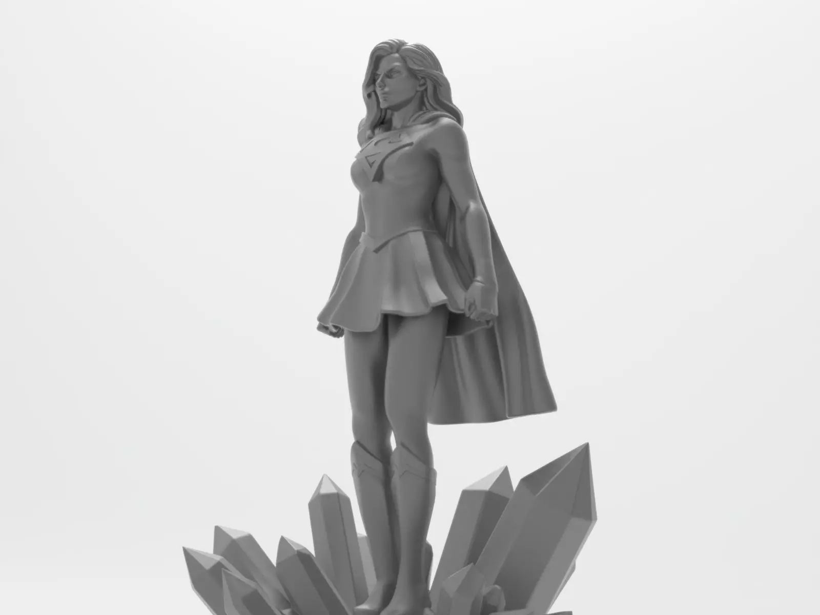SuperGirl Fan-Art 3D print model_5