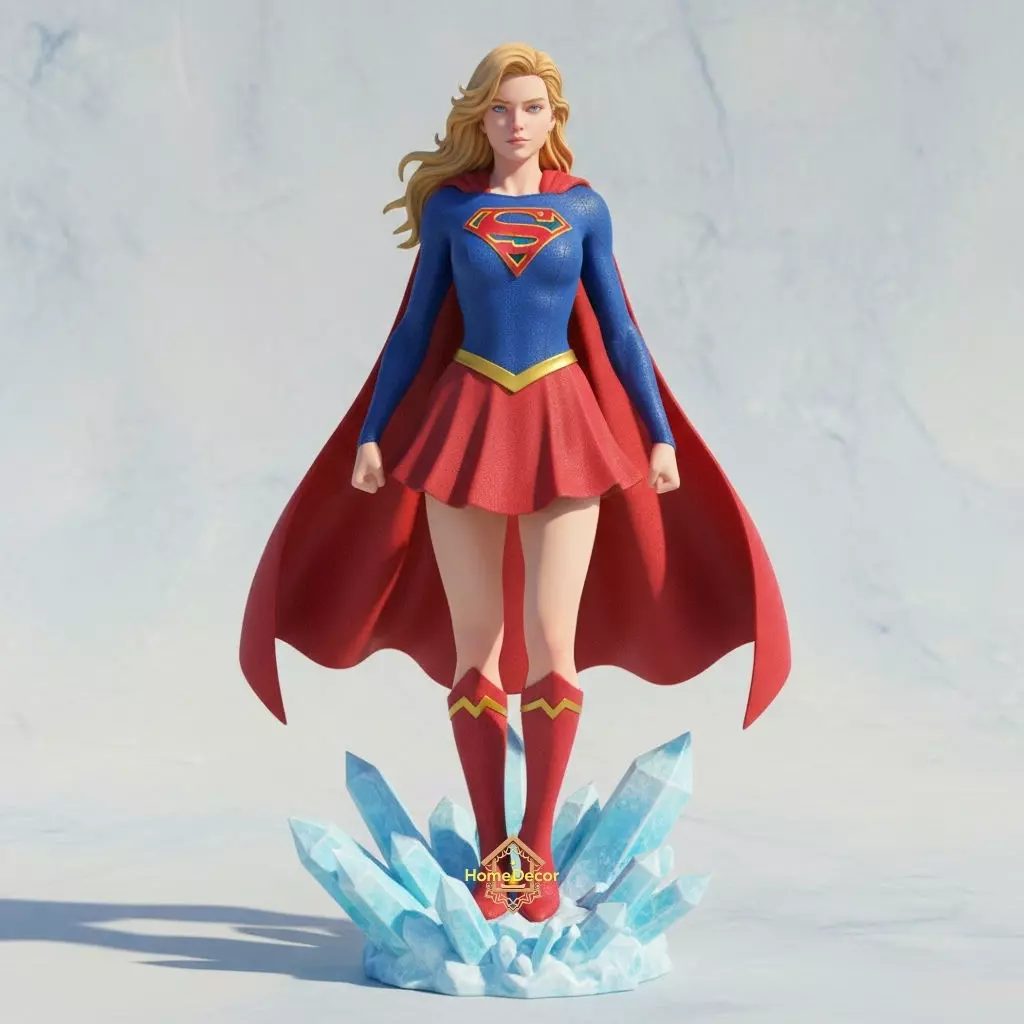 SuperGirl Fan-Art 3D print model_2