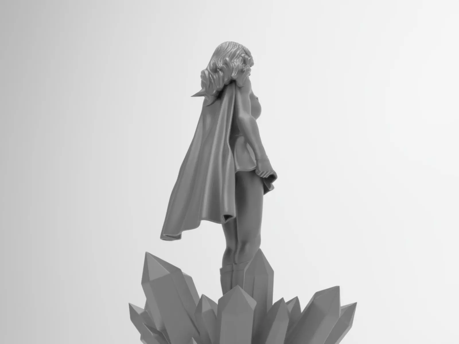 SuperGirl Fan-Art 3D print model_6