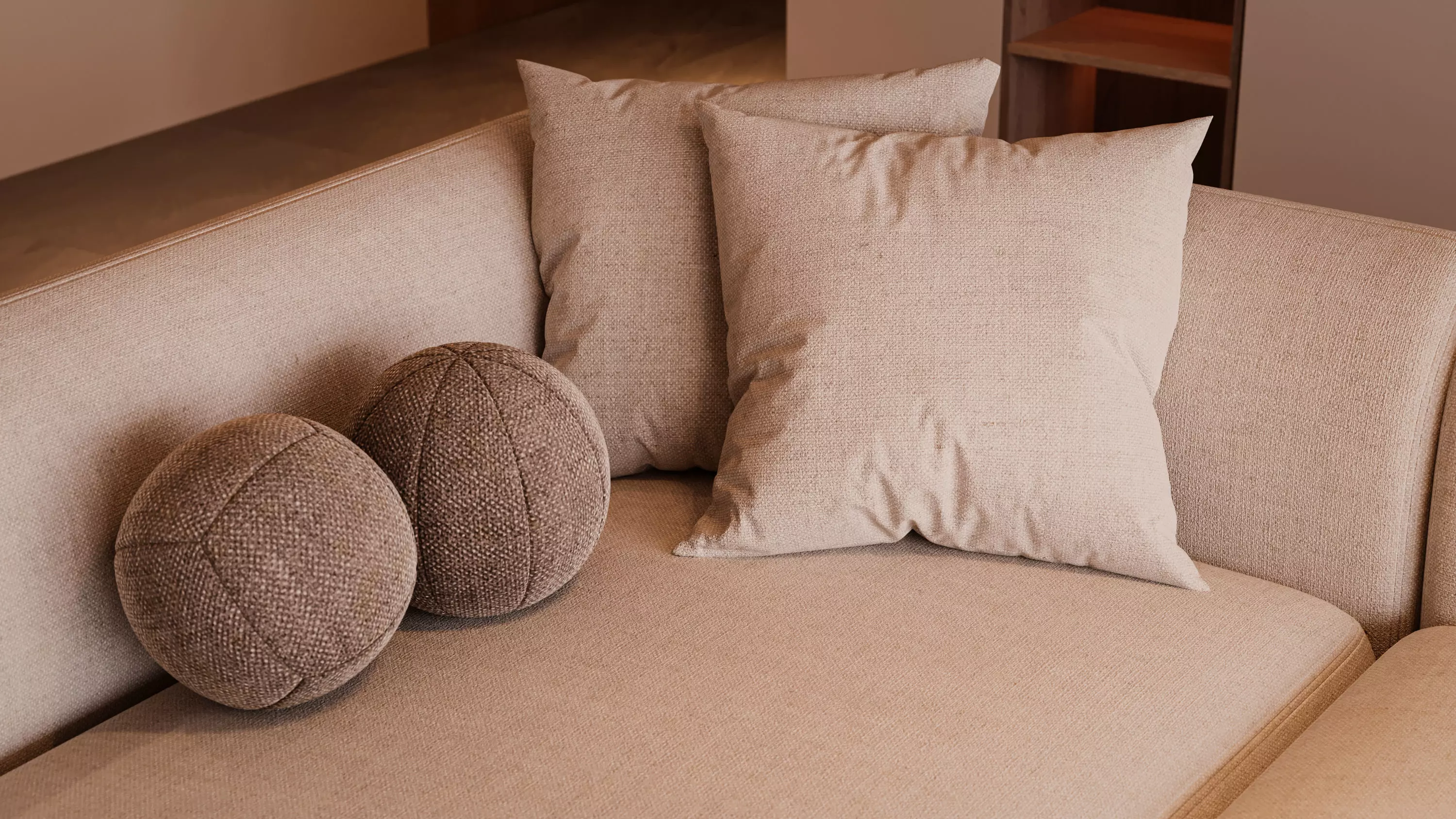 Modern Living Room 3D model_6