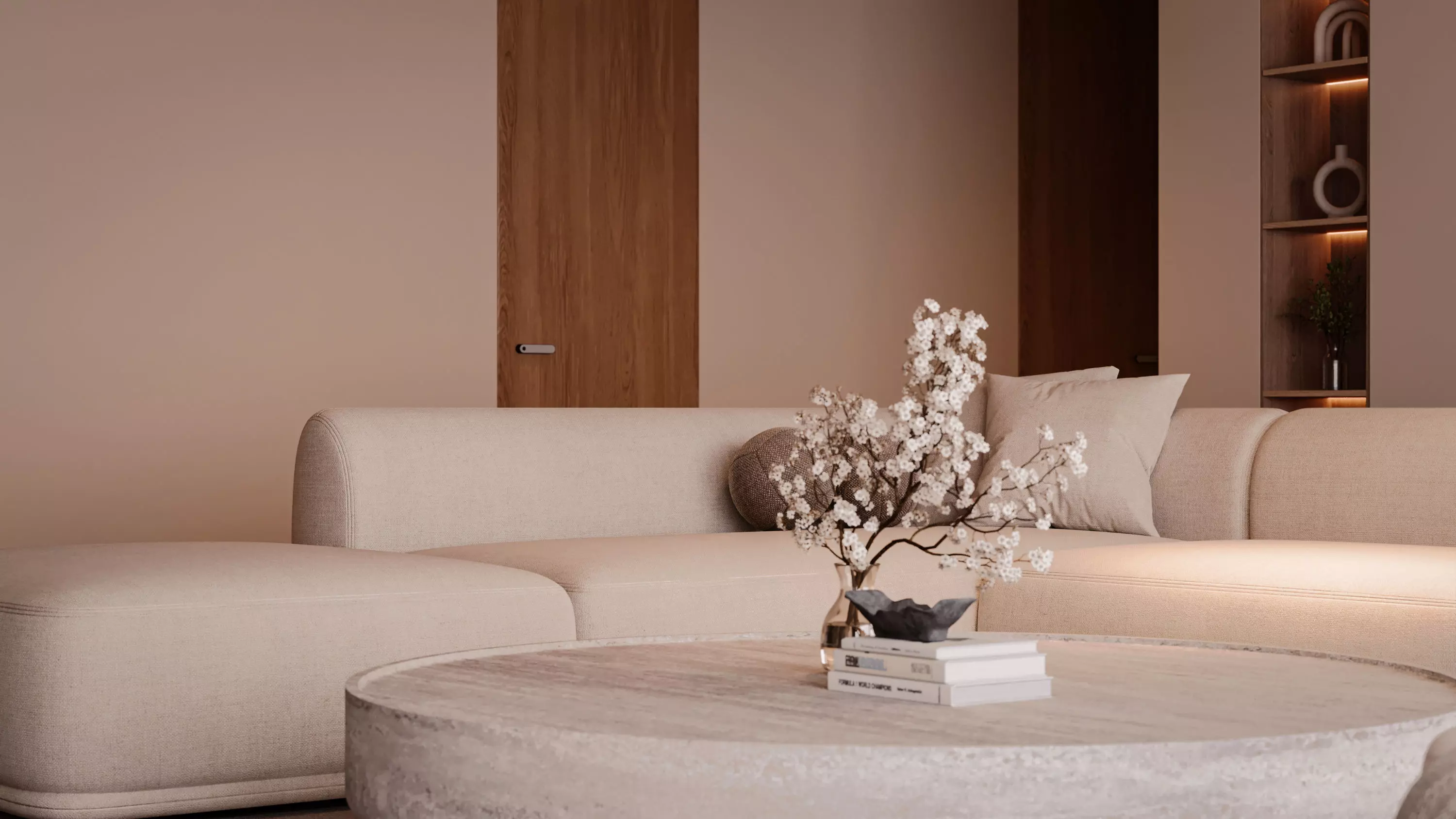 Modern Living Room 3D model_7