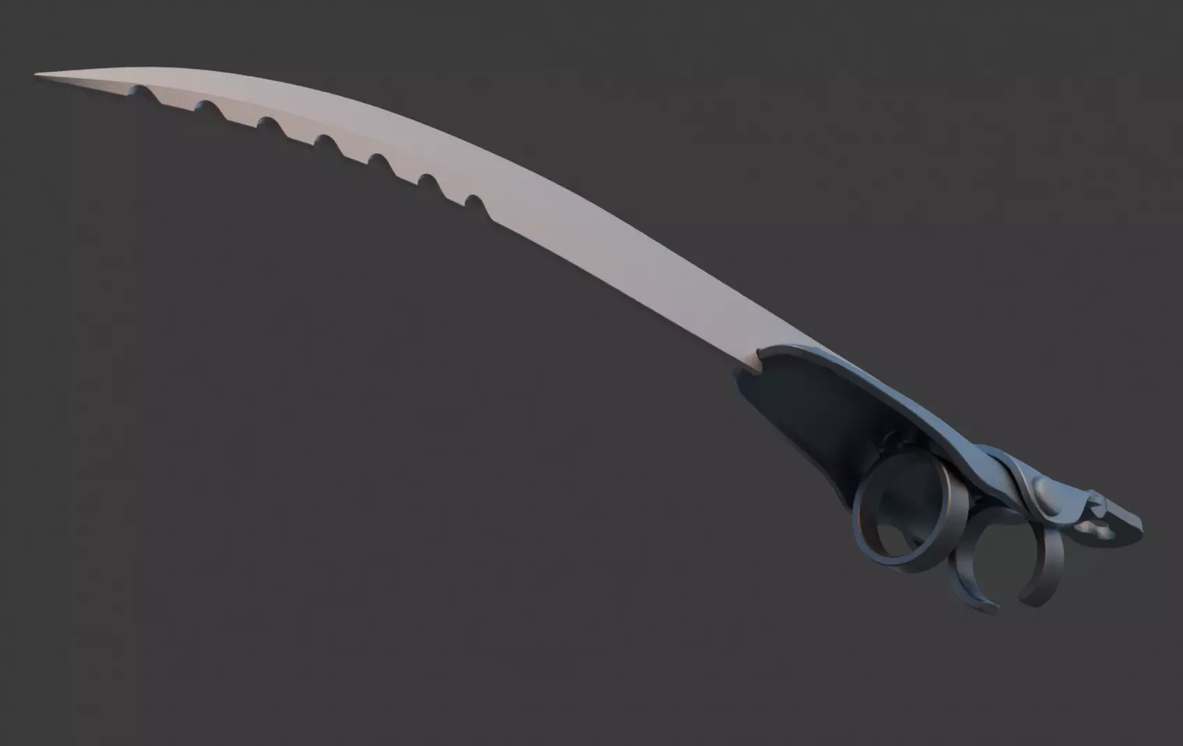 Nightmare Blade Prosthetic 3D print model_13