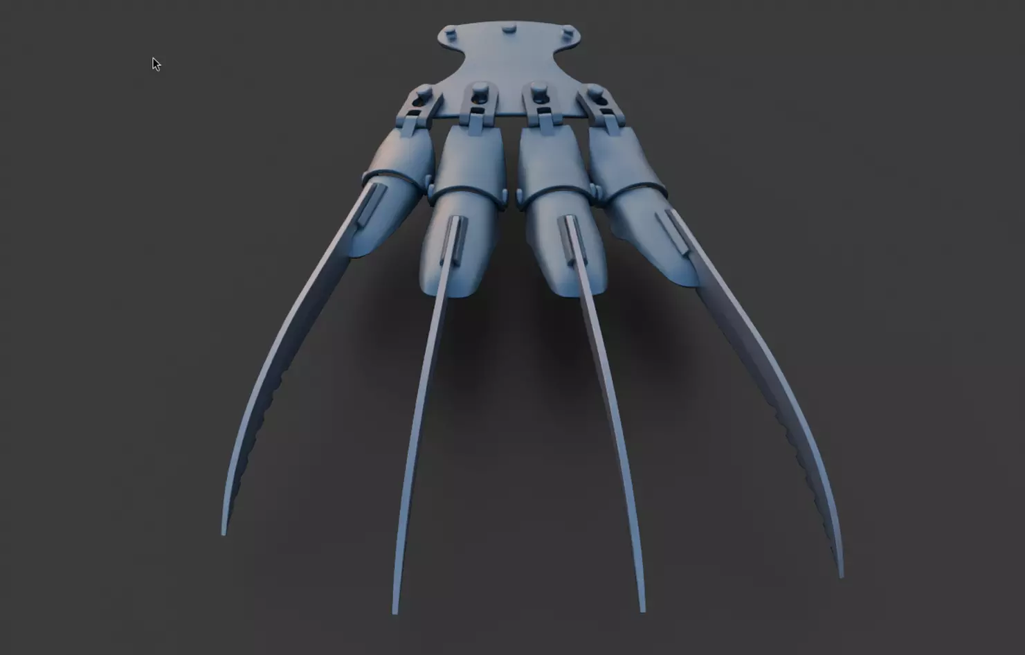 Nightmare Blade Prosthetic 3D print model_1