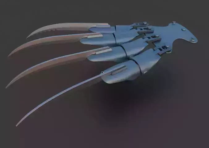 Nightmare Blade Prosthetic 3D print model Nightmare Blade Prosthetic 3D print model