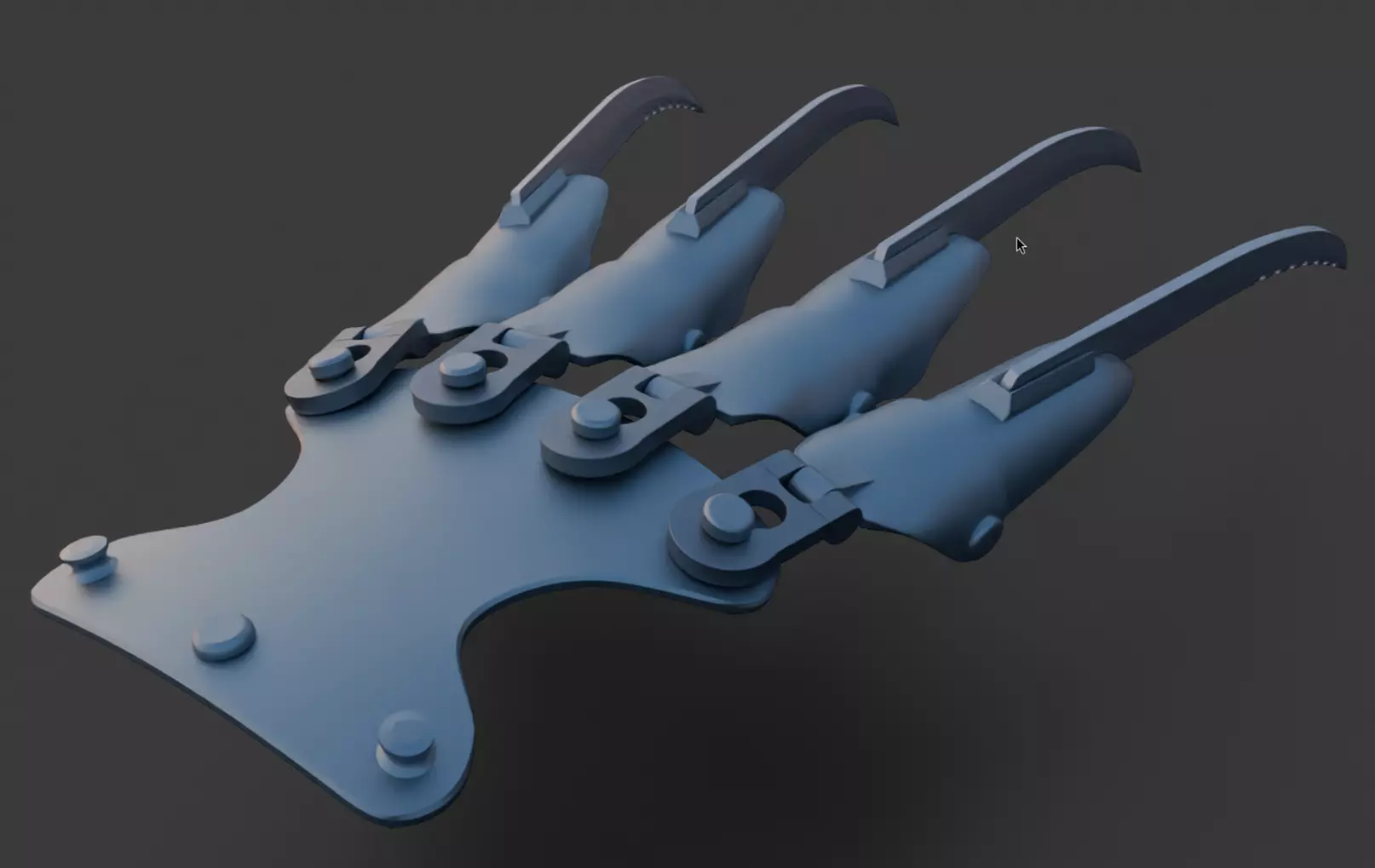 Nightmare Blade Prosthetic 3D print model_3
