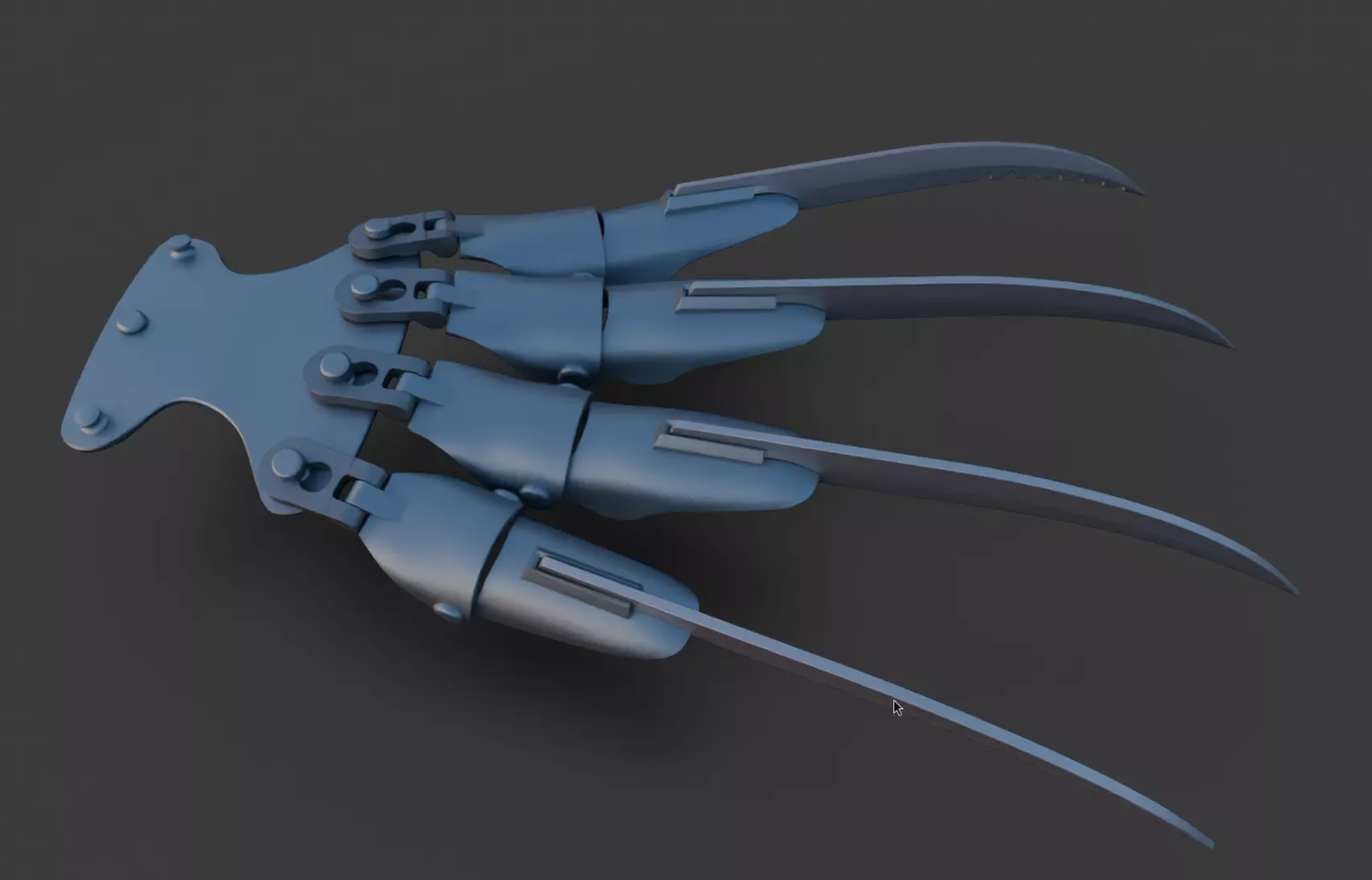 Nightmare Blade Prosthetic 3D print model_2