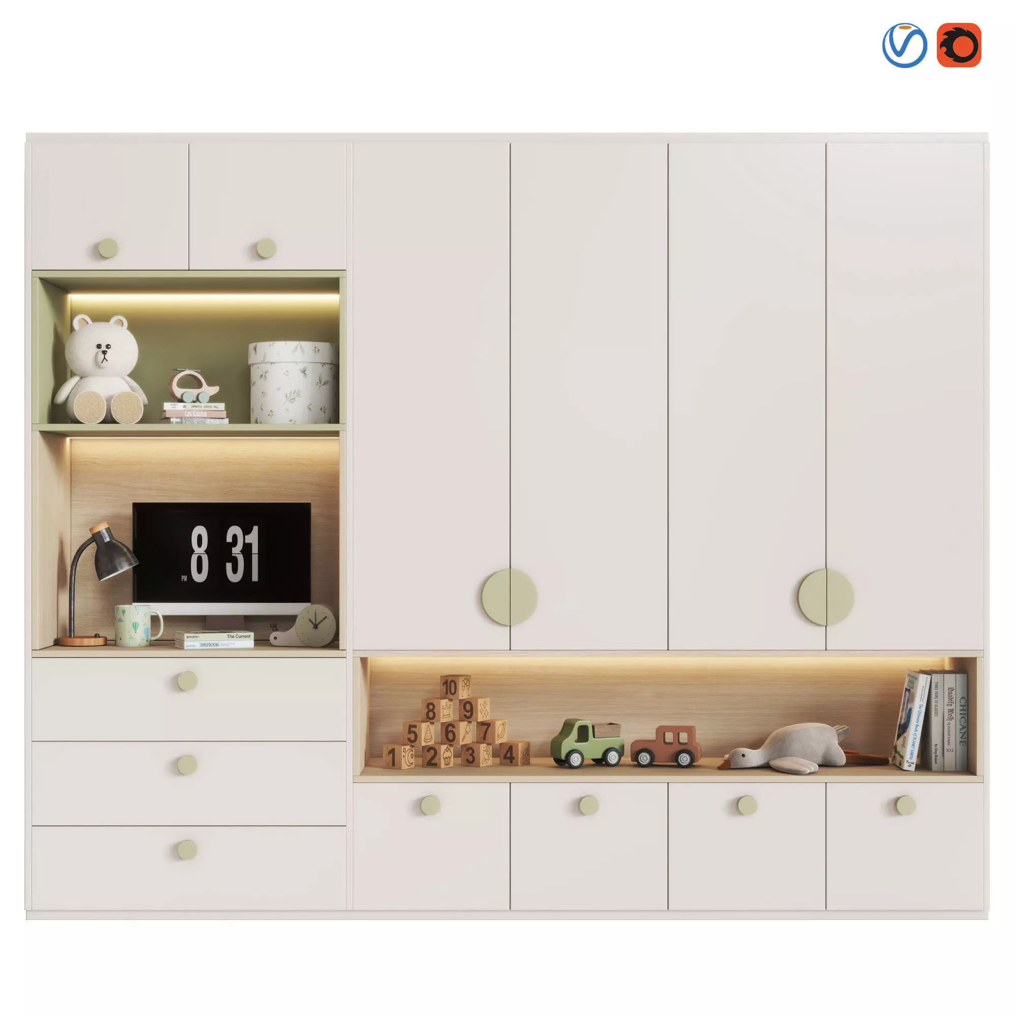 Children Furniture in a Modern Style 002 3D model