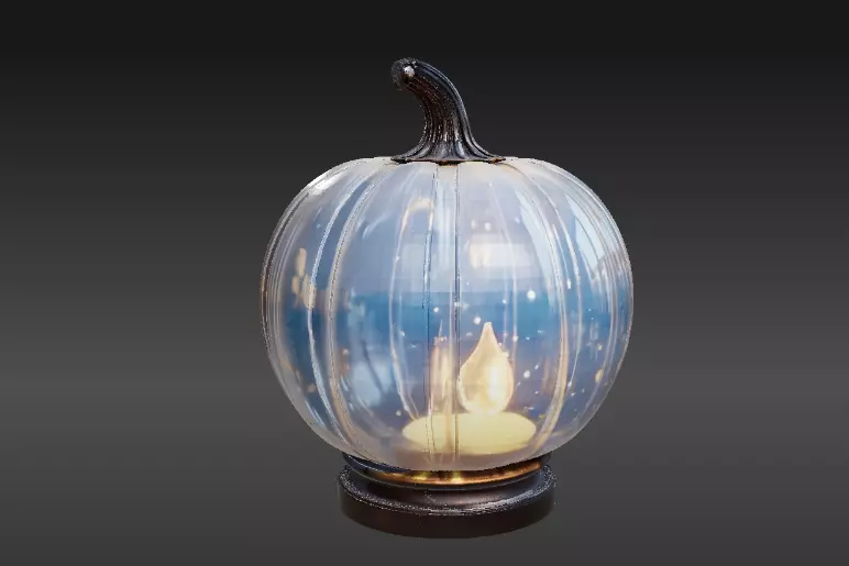 Jack-O-Lantern Pumpkin Lantern 3D Model Halloween 3D Printable 3D print model_5