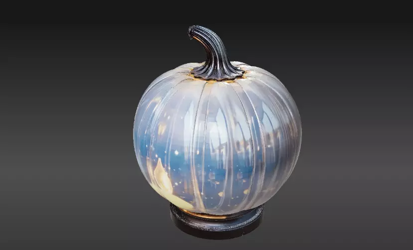 Jack-O-Lantern Pumpkin Lantern 3D Model Halloween 3D Printable 3D print model_7