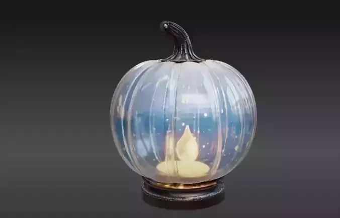 Jack-O-Lantern Pumpkin Lantern 3D Model Halloween 3D Printable 3D print model Jack-O-Lantern Pumpkin Lantern 3D Model Halloween 3D Printable 3D print model