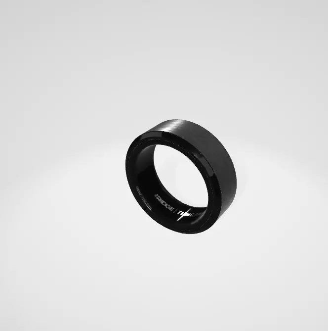 The Ridge Tungsten Rings for Men Low-poly 3D model_10