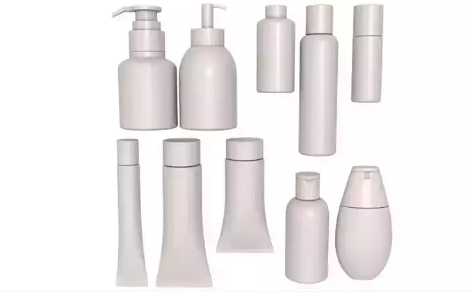 Cosmetic containers collection