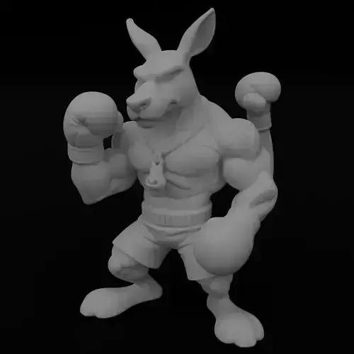 Kengurini Boxerini 3D model new Brainrot figurine for printing