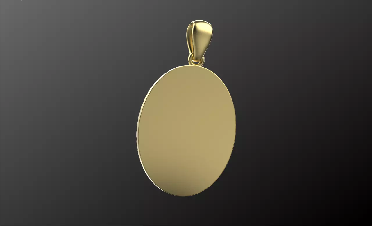 Pendant Maria  3D print model_3