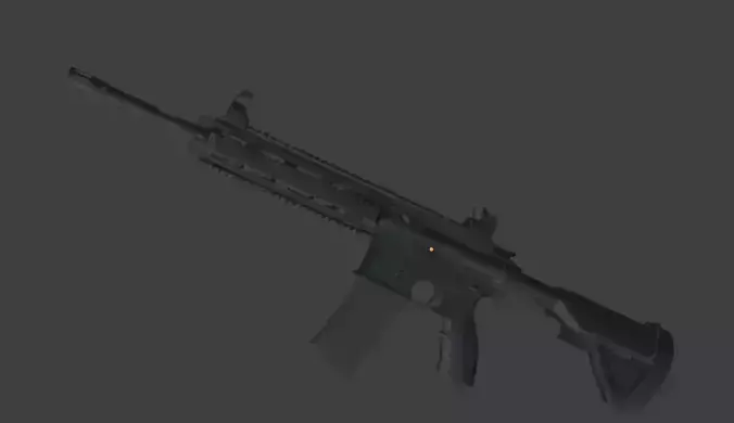 M416  basic 3D model