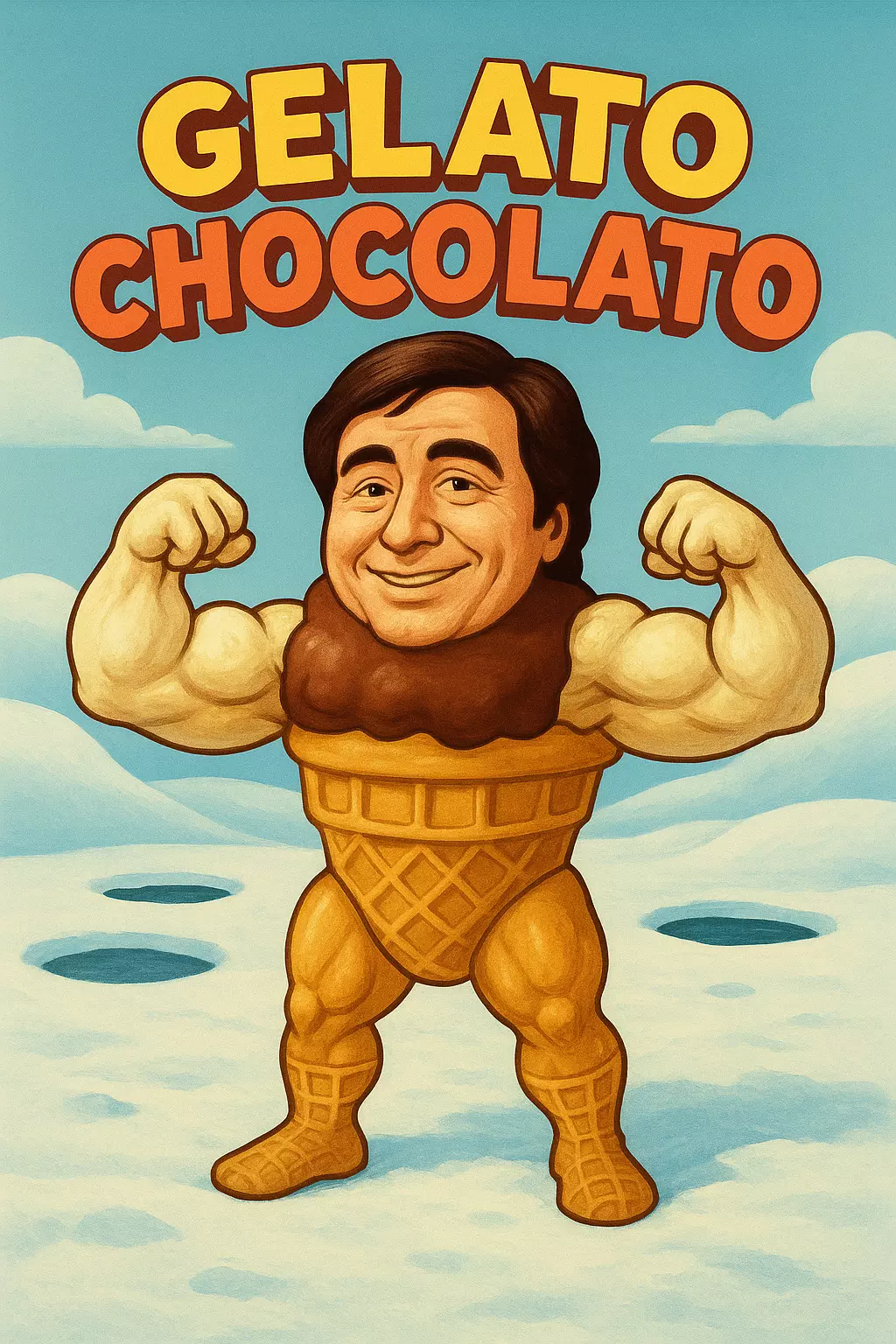 Gelato Chocolato 3D Brainrot Ice Cream Figurine for print 3D print model_1