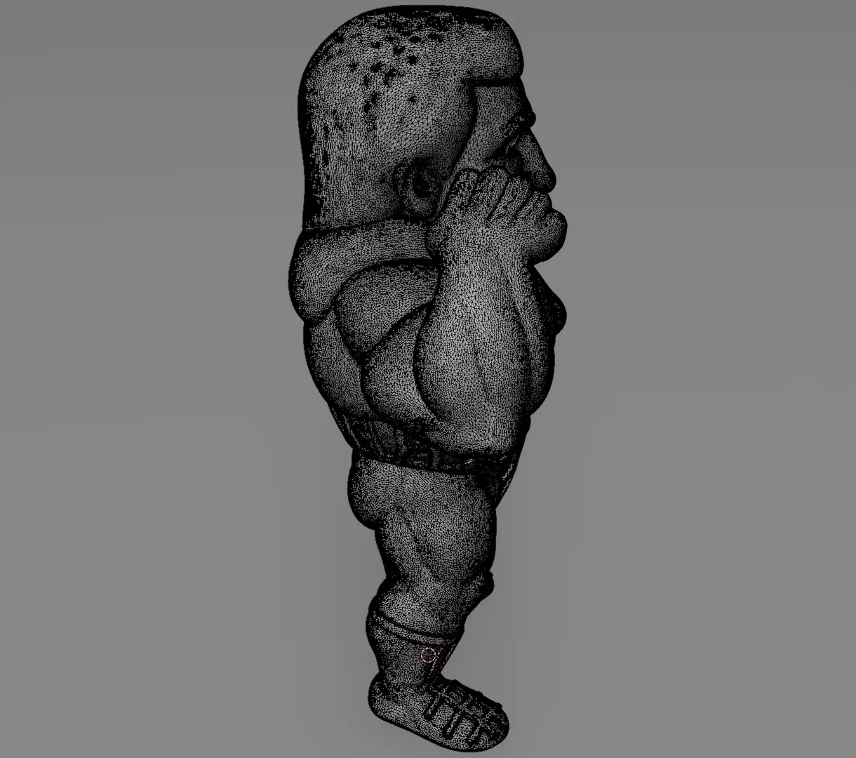 Gelato Chocolato 3D Brainrot Ice Cream Figurine for print 3D print model_15