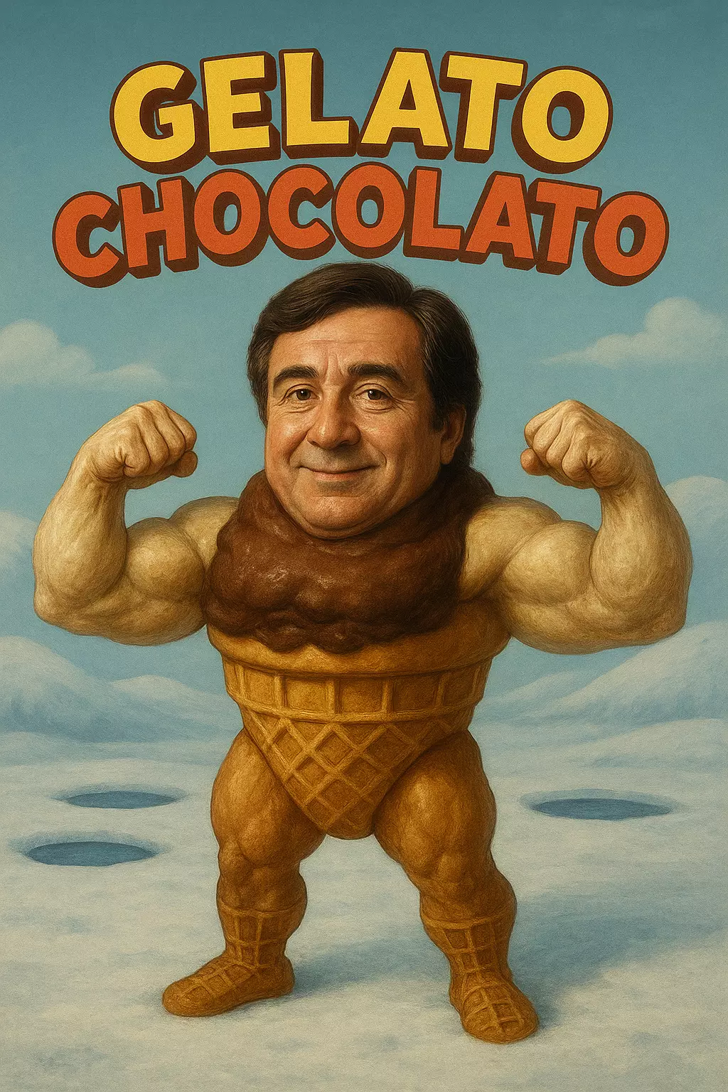 Gelato Chocolato 3D Brainrot Ice Cream Figurine for print 3D print model_2