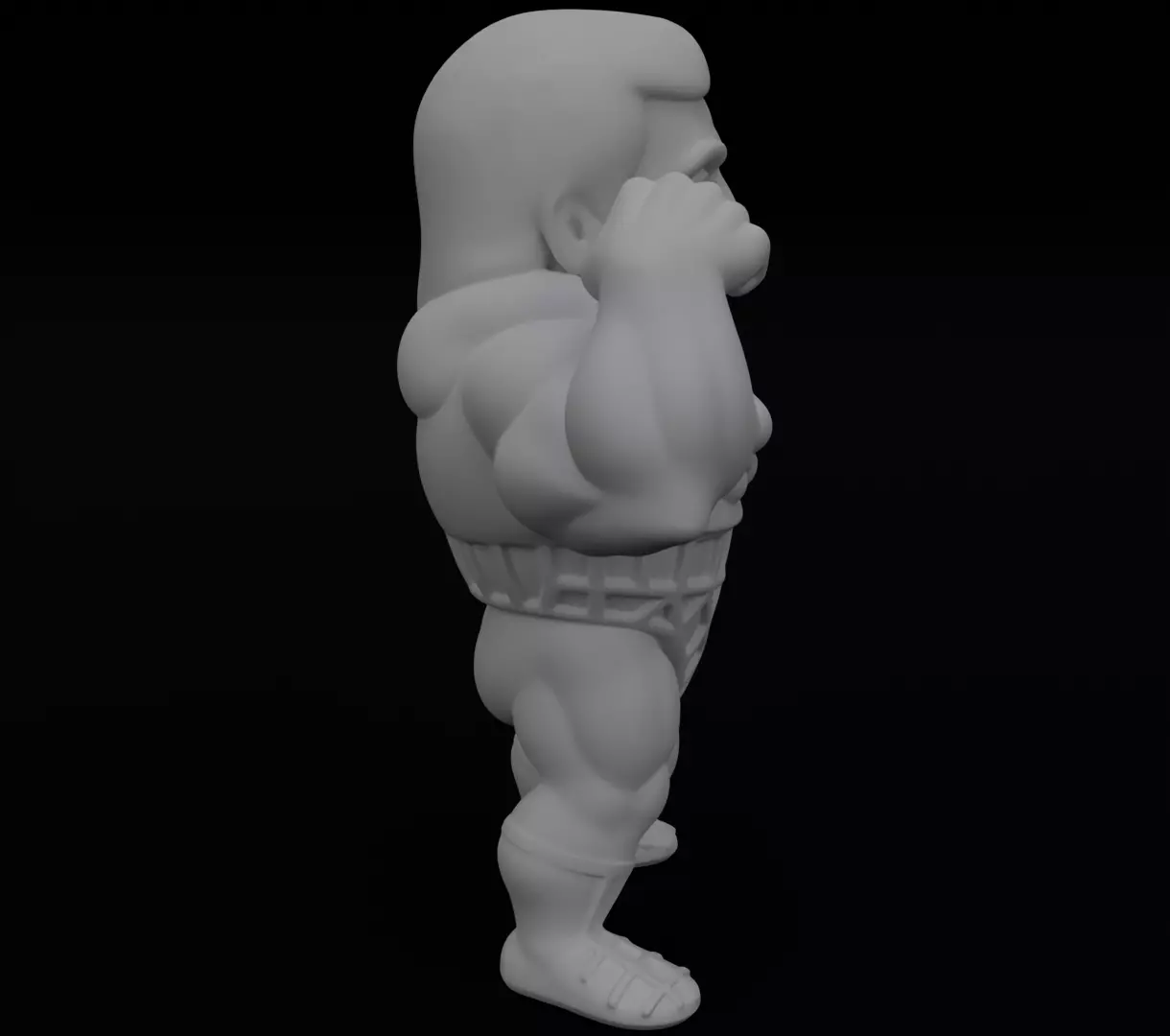 Gelato Chocolato 3D Brainrot Ice Cream Figurine for print 3D print model_5