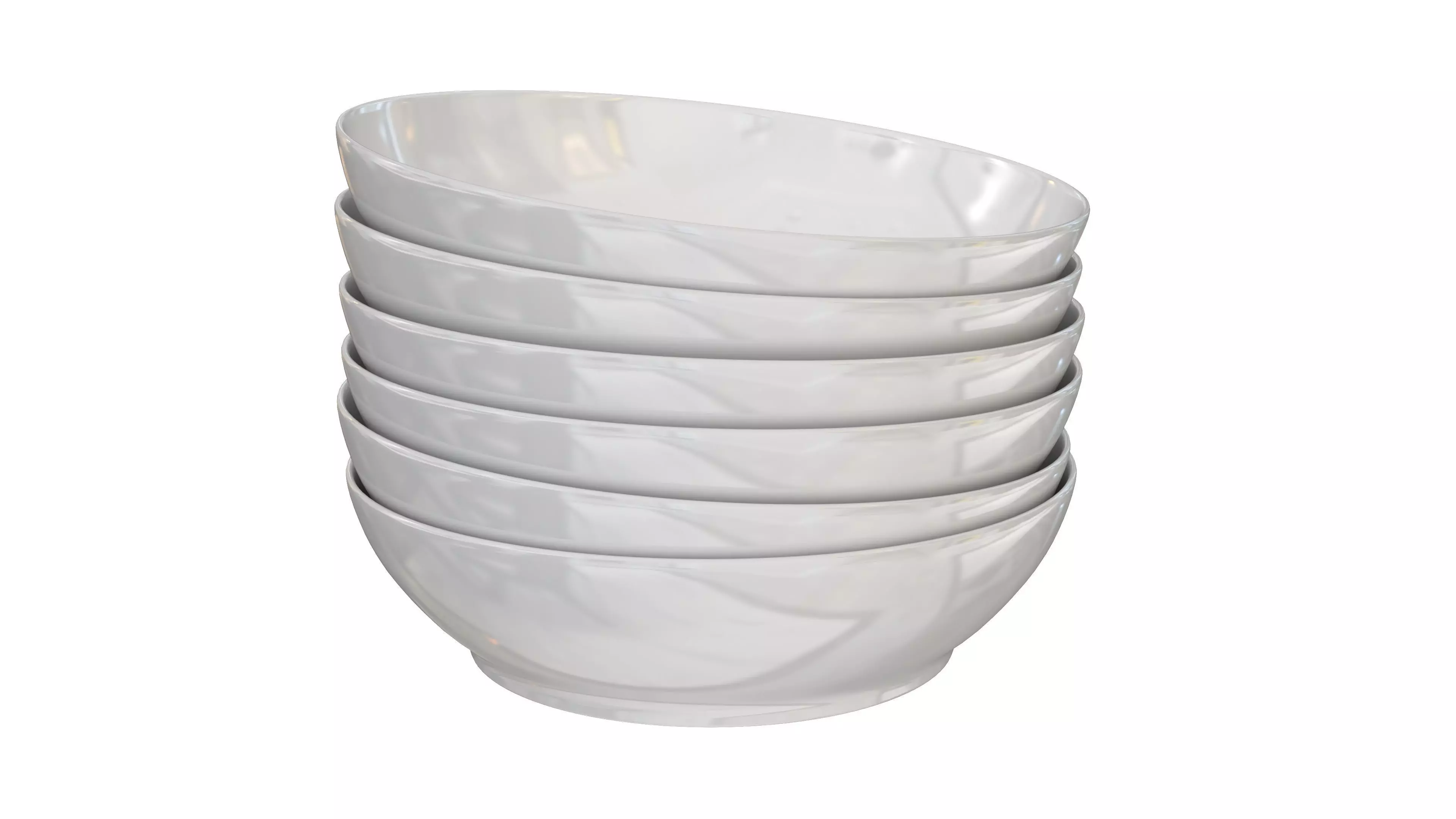 Snack Bowl 3D Model Low-poly 3D model_4