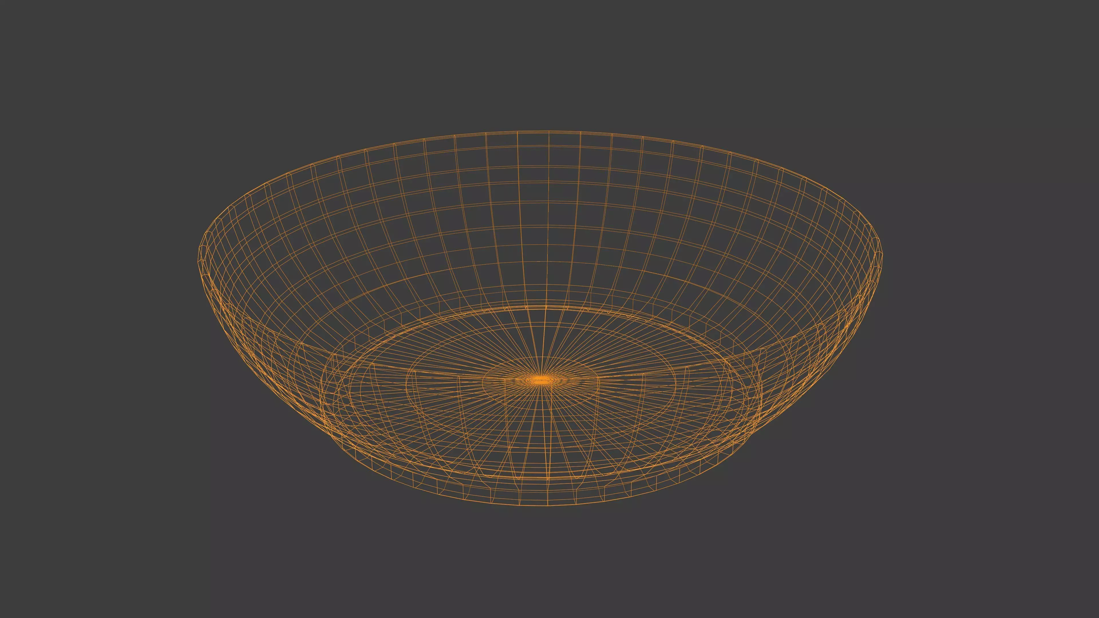 Snack Bowl 3D Model Low-poly 3D model_2