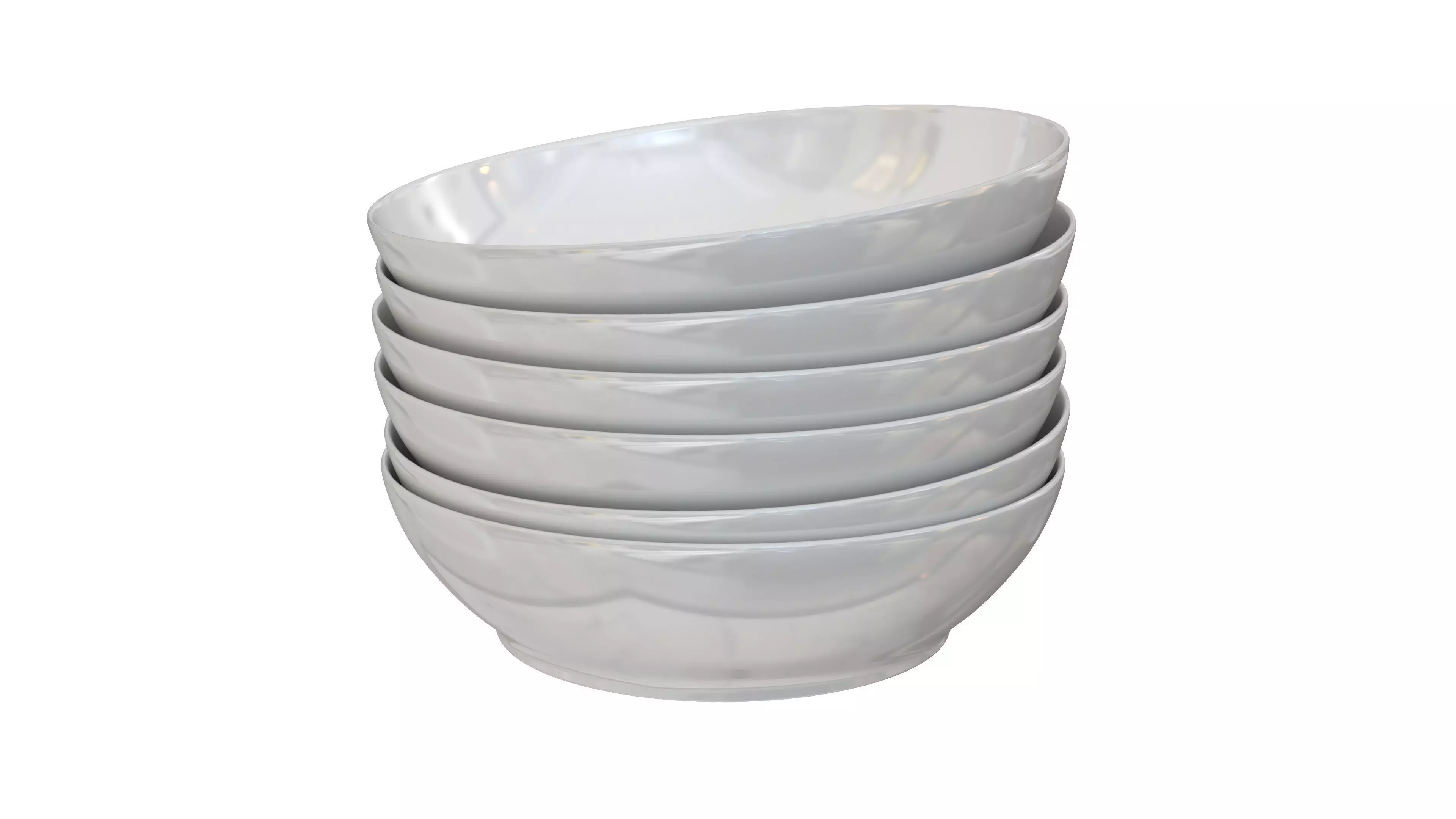 Snack Bowl 3D Model Low-poly 3D model_3