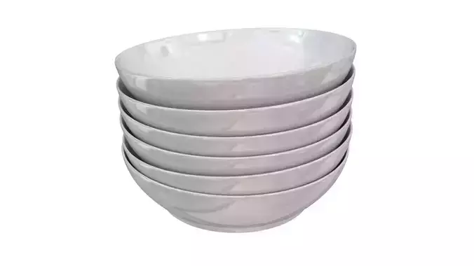 Snack Bowl 3D Model Low-poly 3D model 2