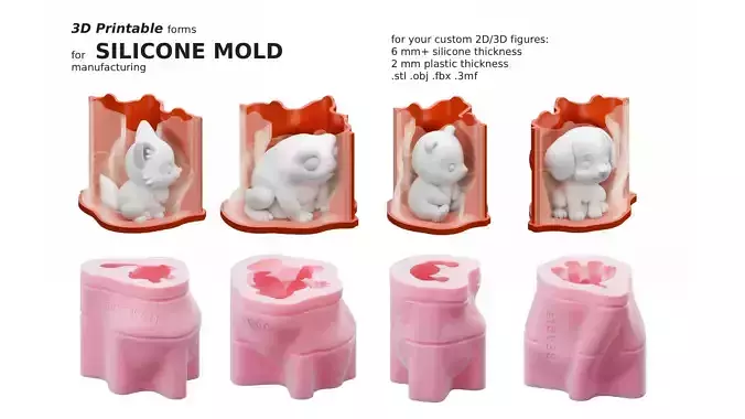 3D Printable Mold Collection