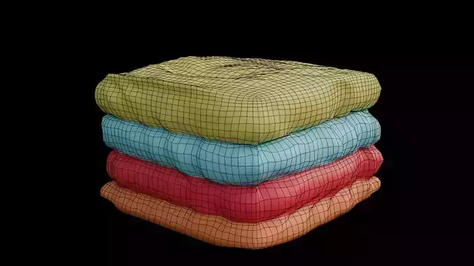 Folded Clothes Stack