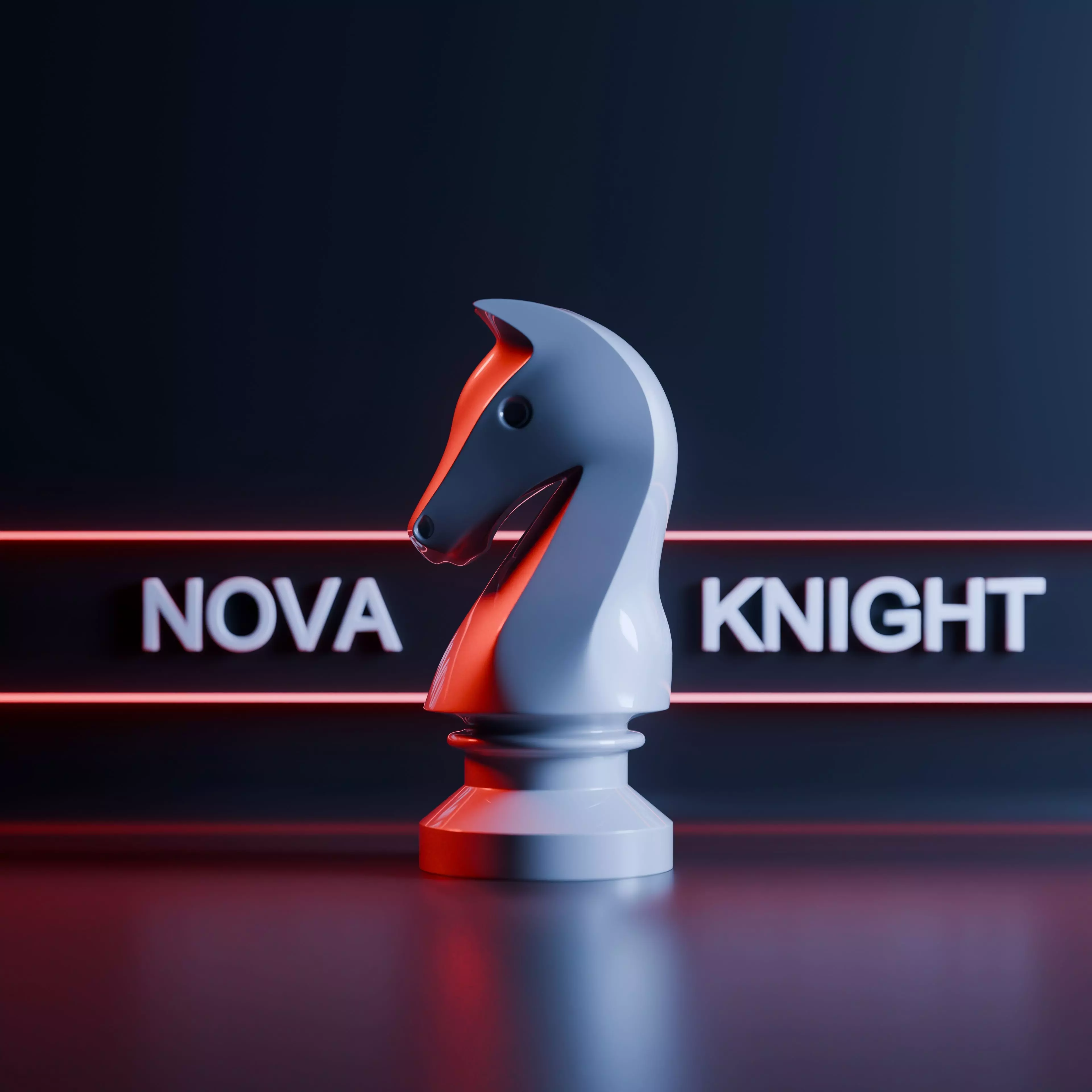 Nova Knight Chess Piece 3D print model_0
