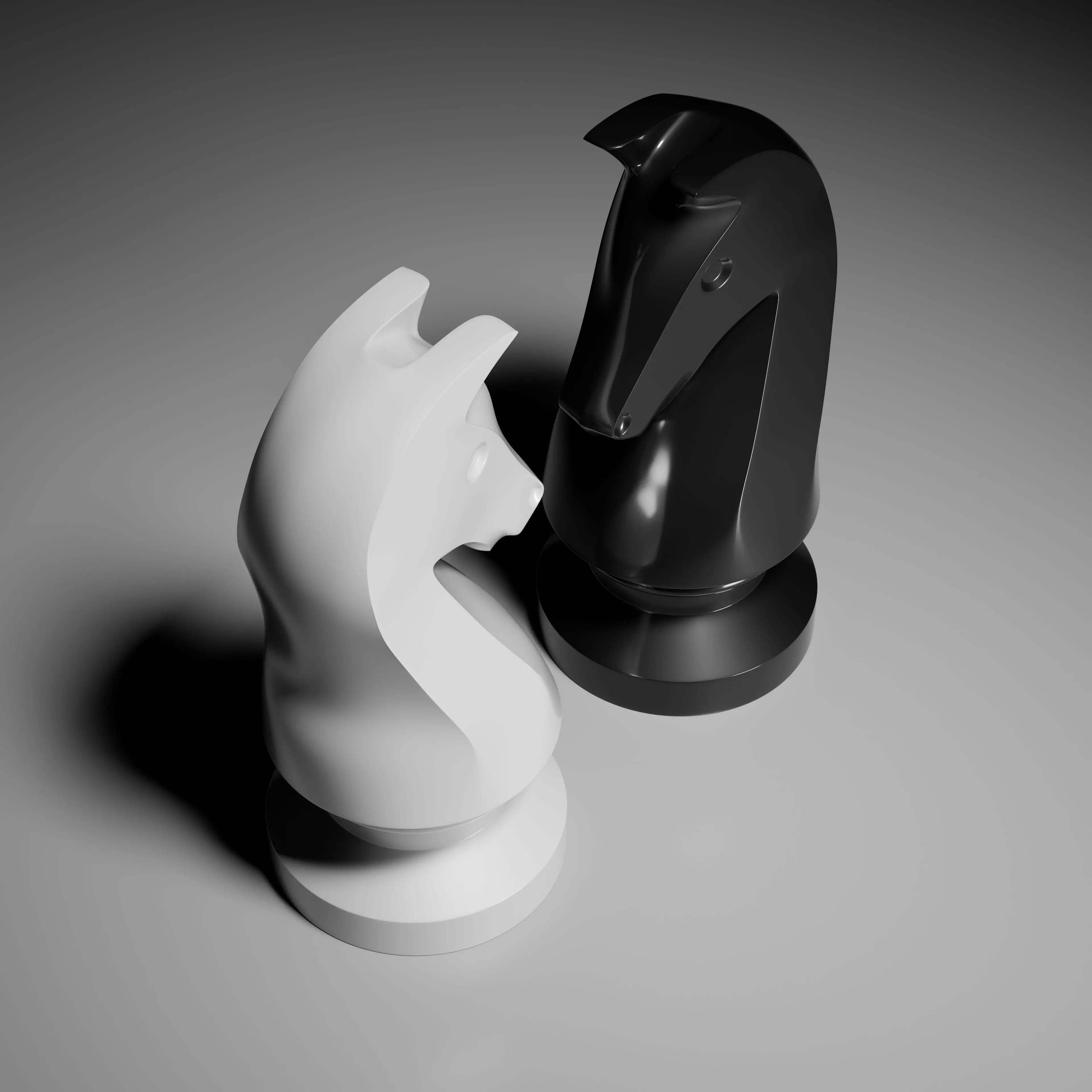 Nova Knight Chess Piece 3D print model_4