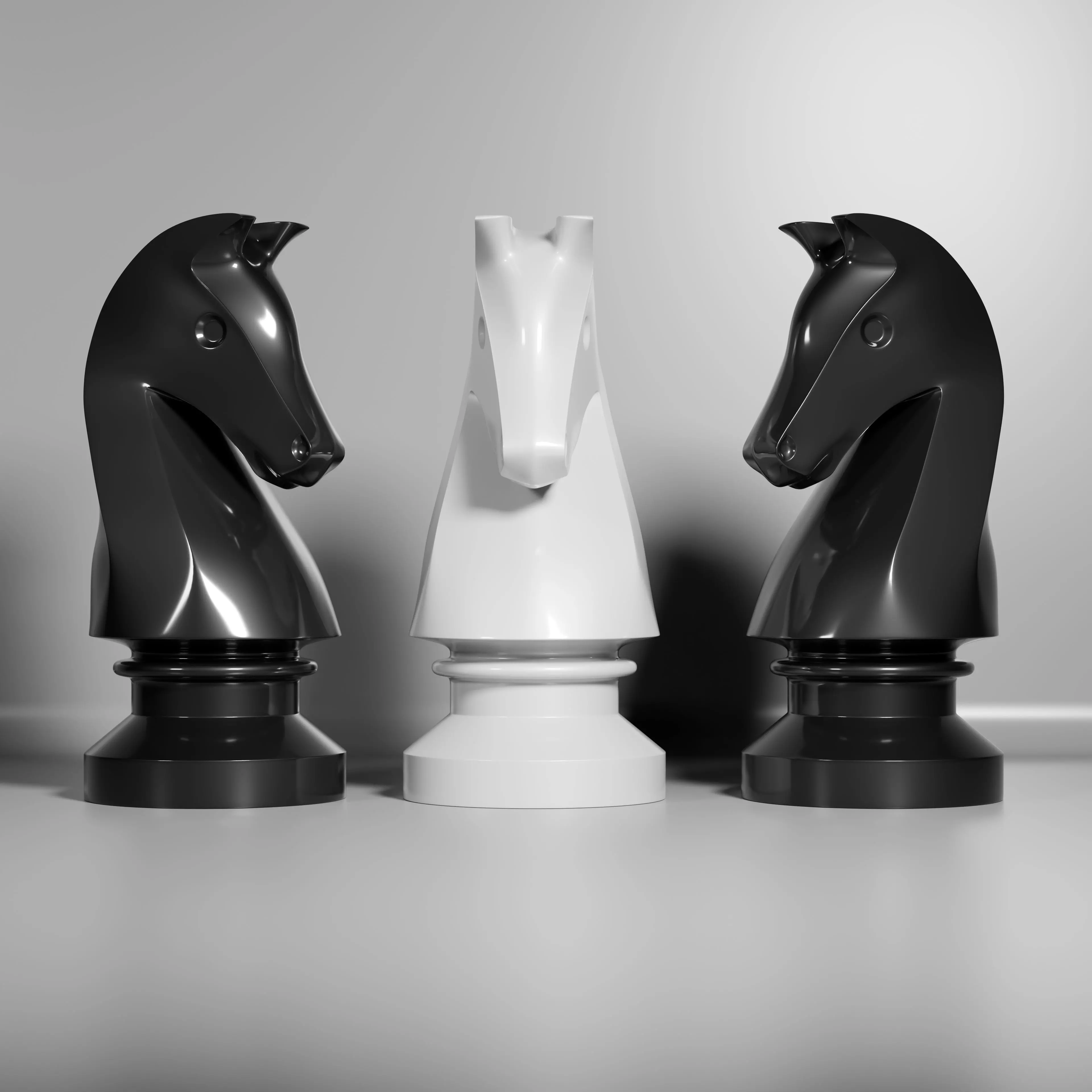 Nova Knight Chess Piece 3D print model_5