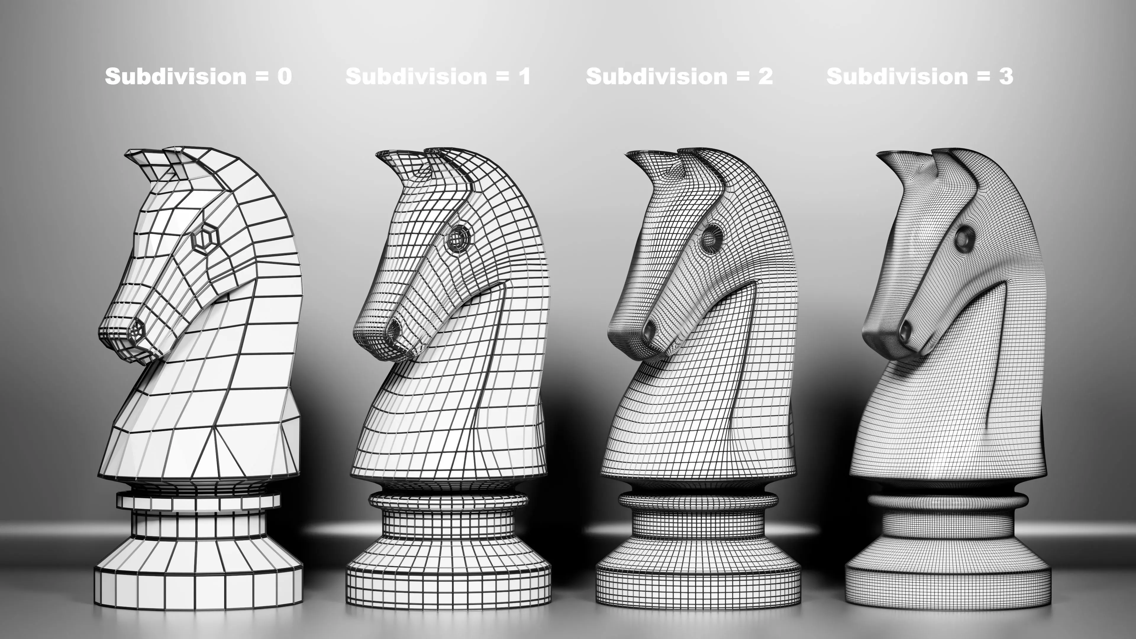 Nova Knight Chess Piece 3D print model_6