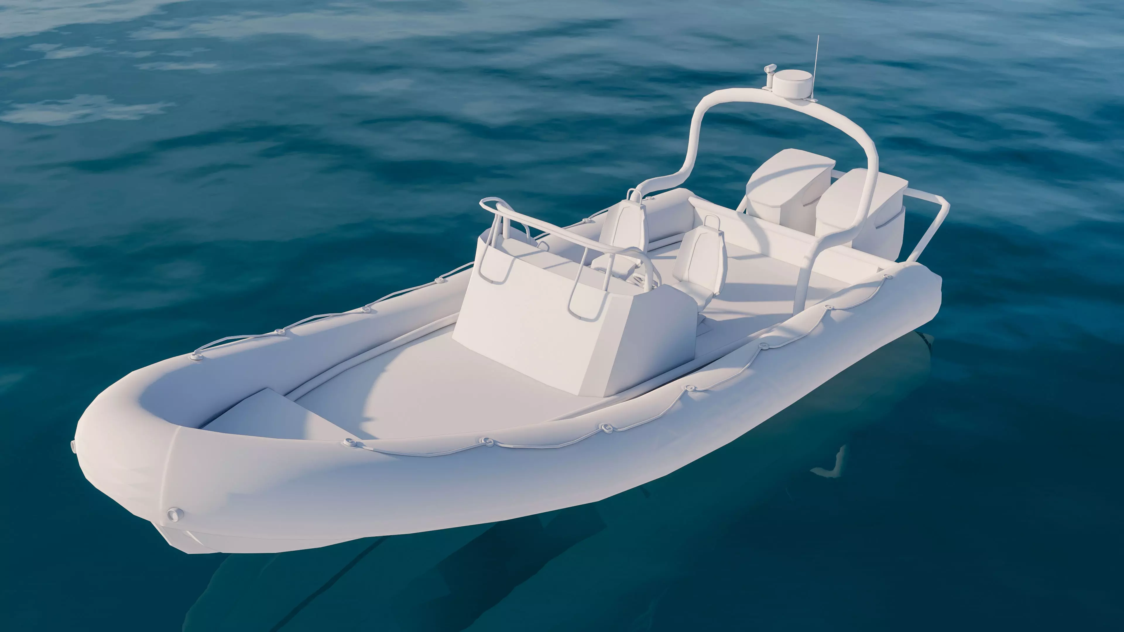 Inflatable boat 3D model_15