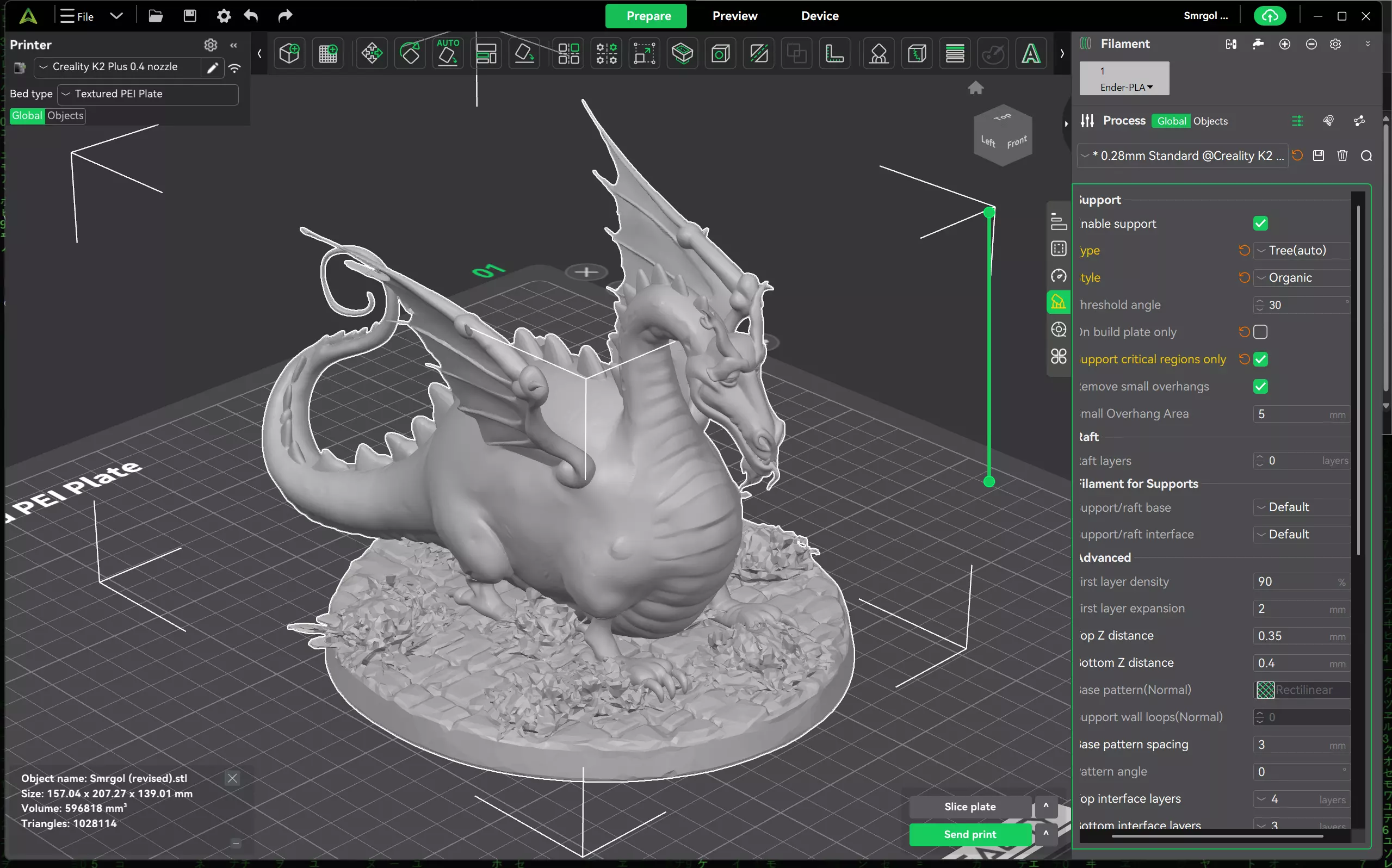 Smrgl The Flight of Dragons 3D print model_2