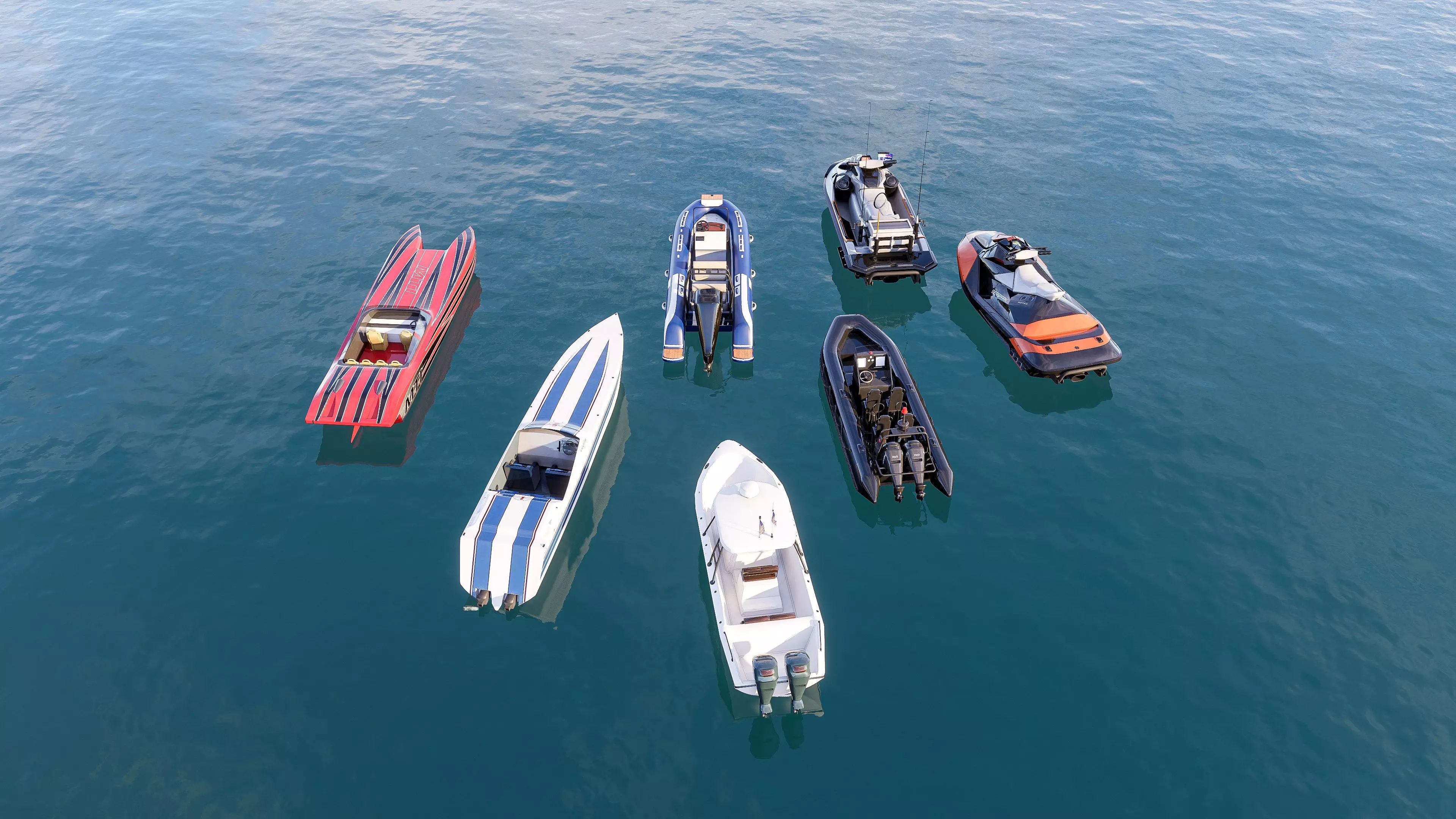 Motorboat speedboat collecttion 3D model_18