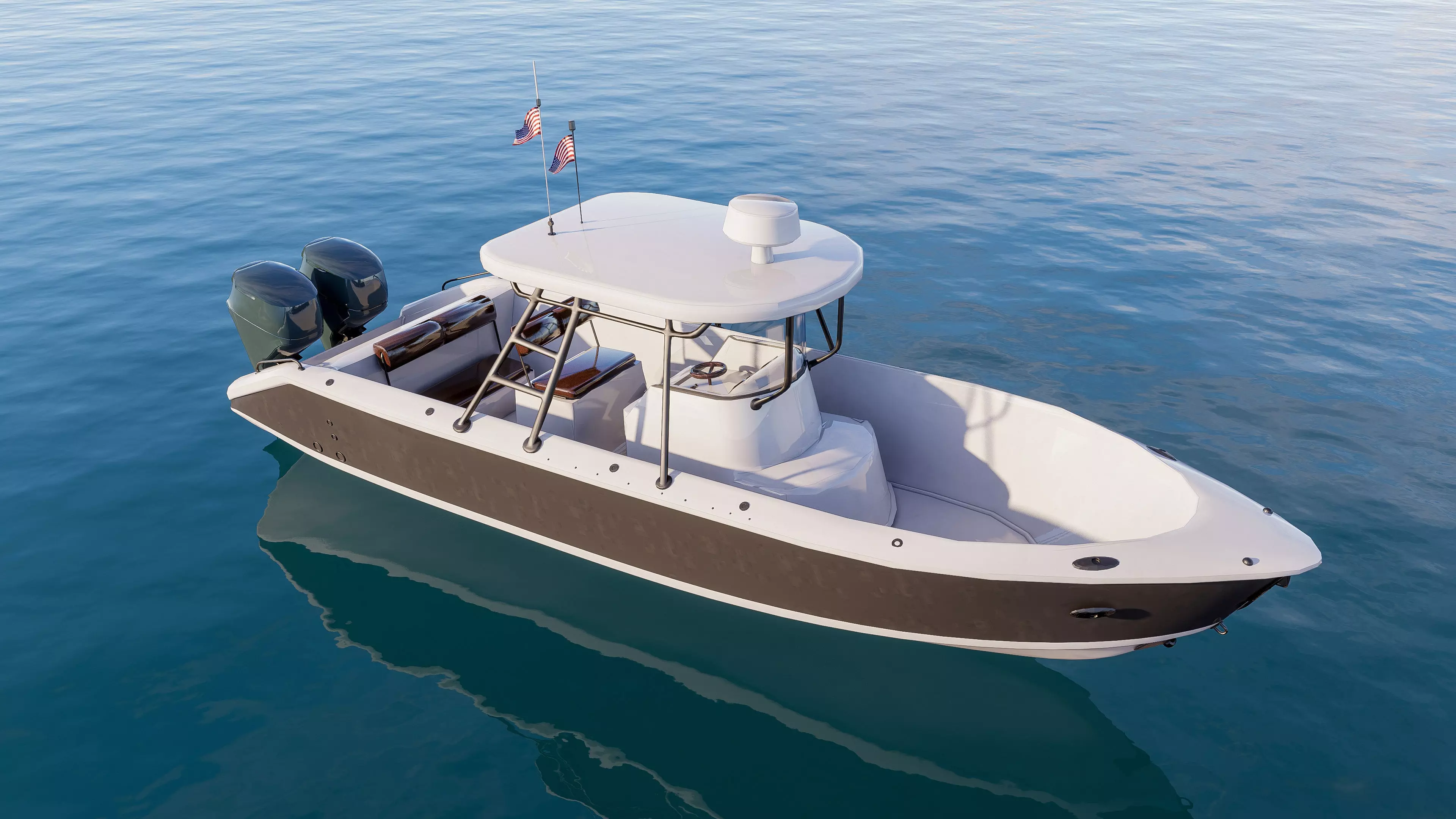 Motorboat speedboat collecttion 3D model_12