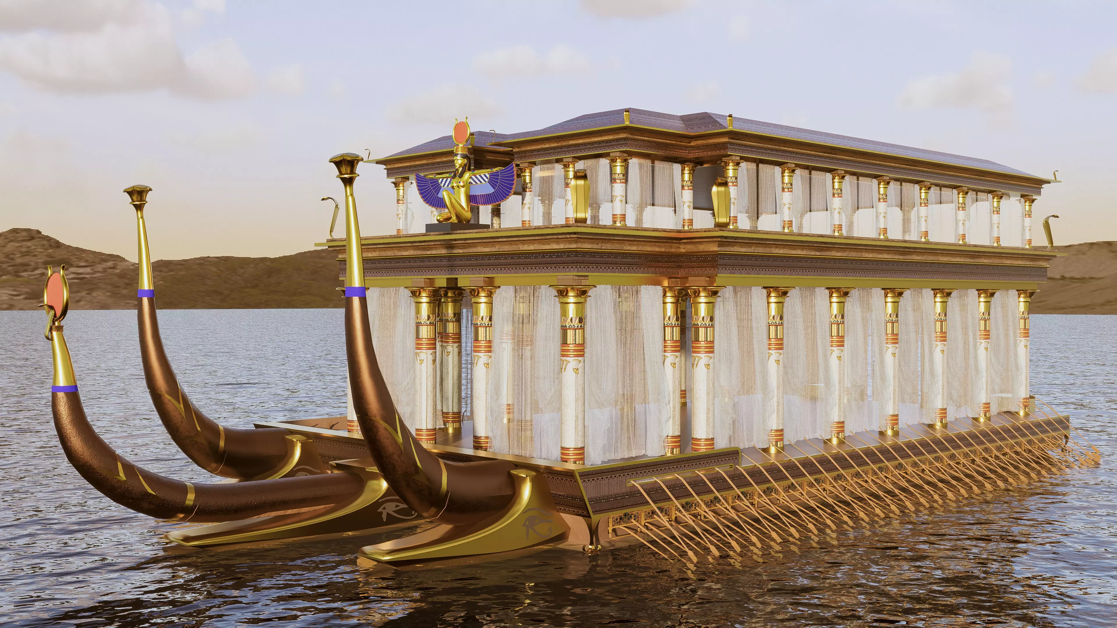 Phartonic ship 3D model_1