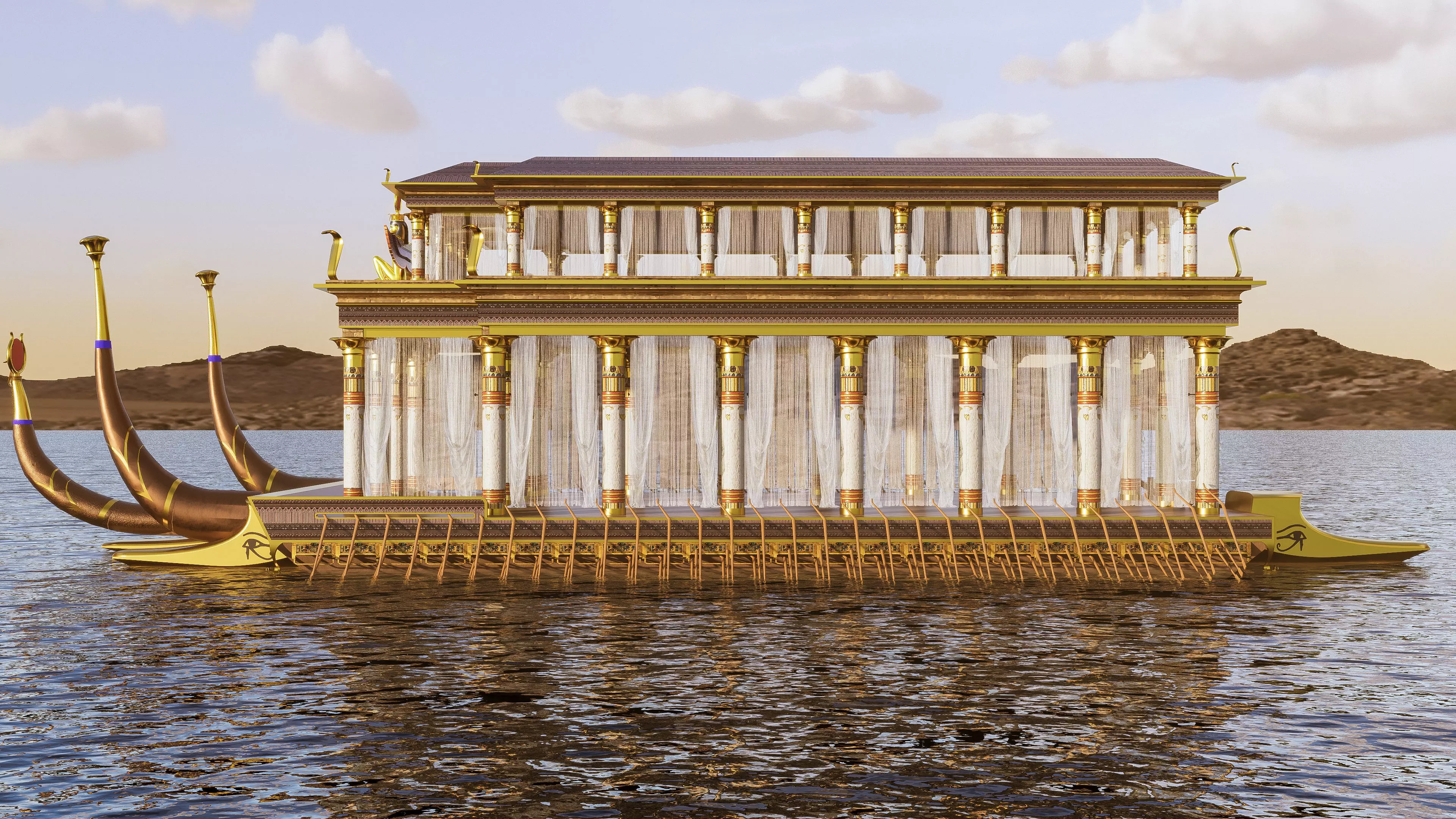 Phartonic ship 3D model_2