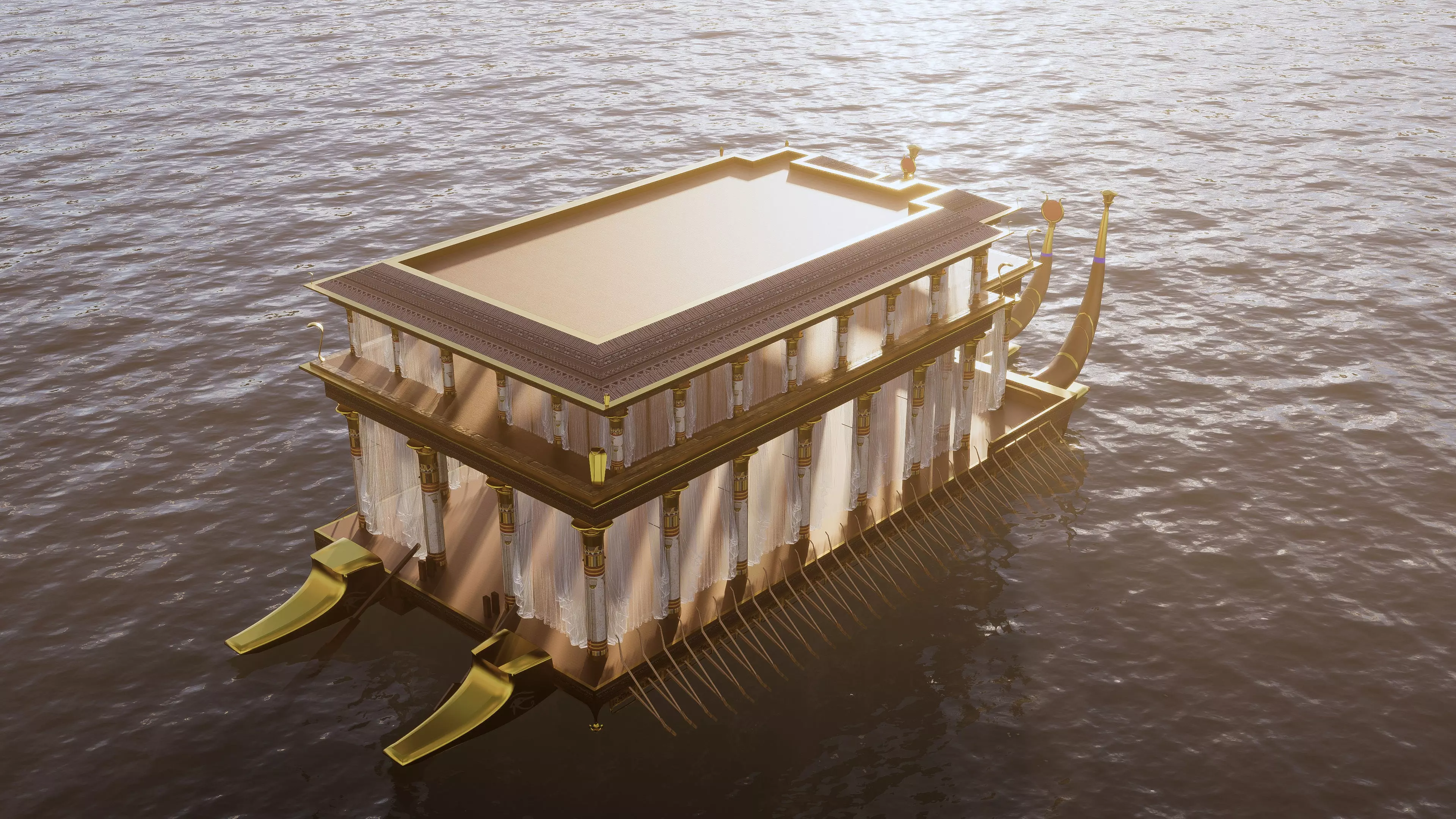 Phartonic ship 3D model_8