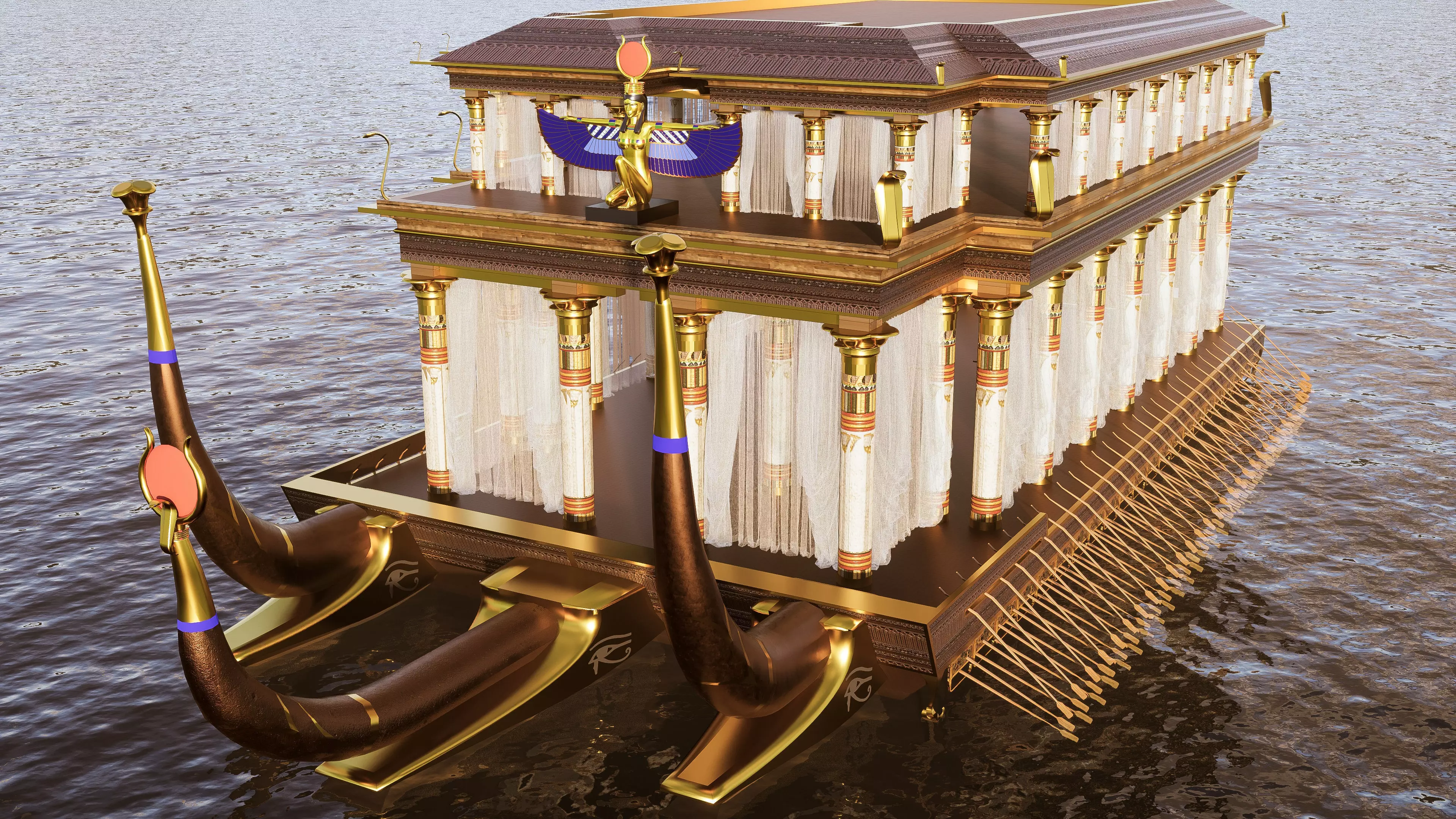 Phartonic ship 3D model_4