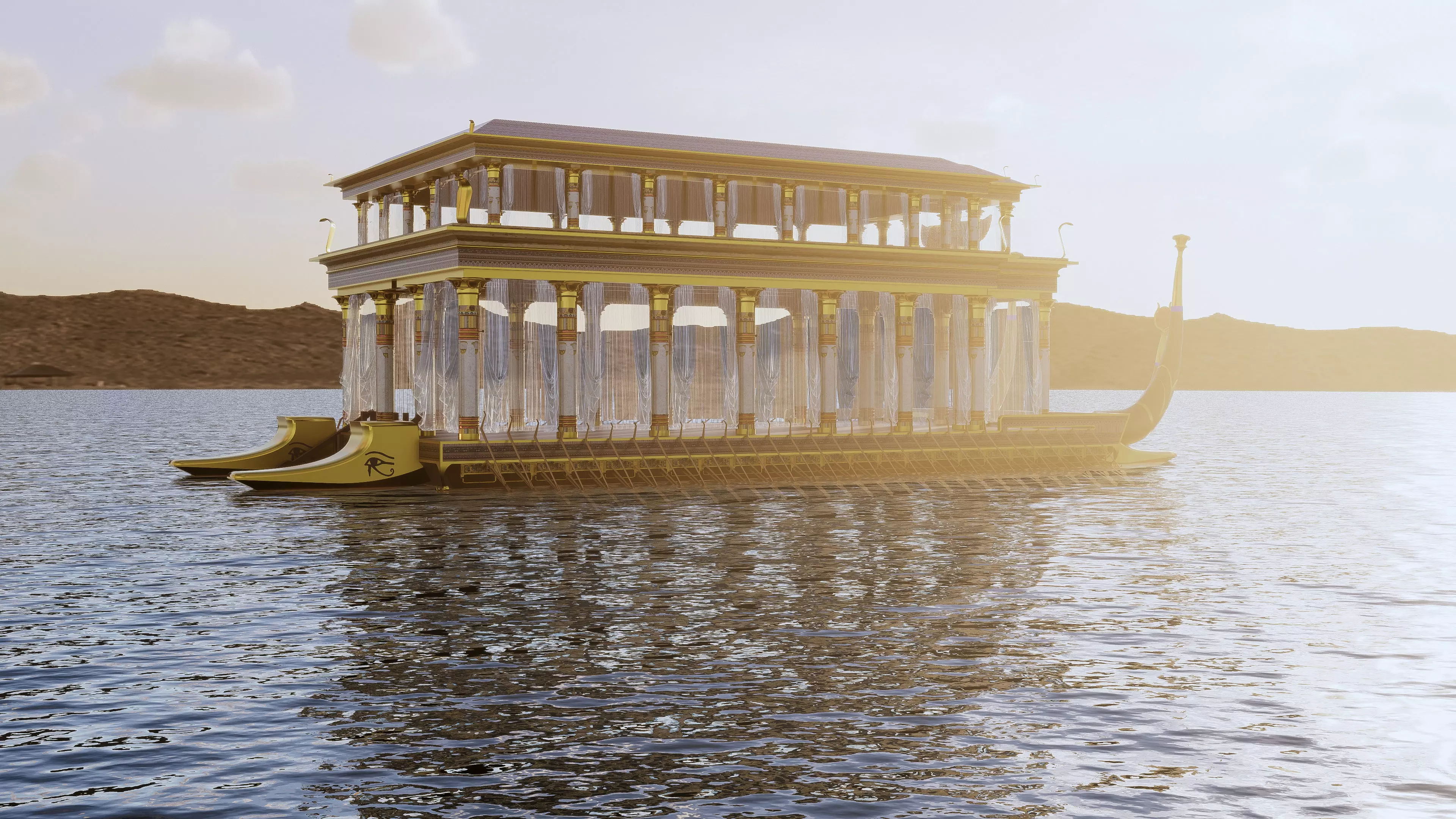 Phartonic ship 3D model_16