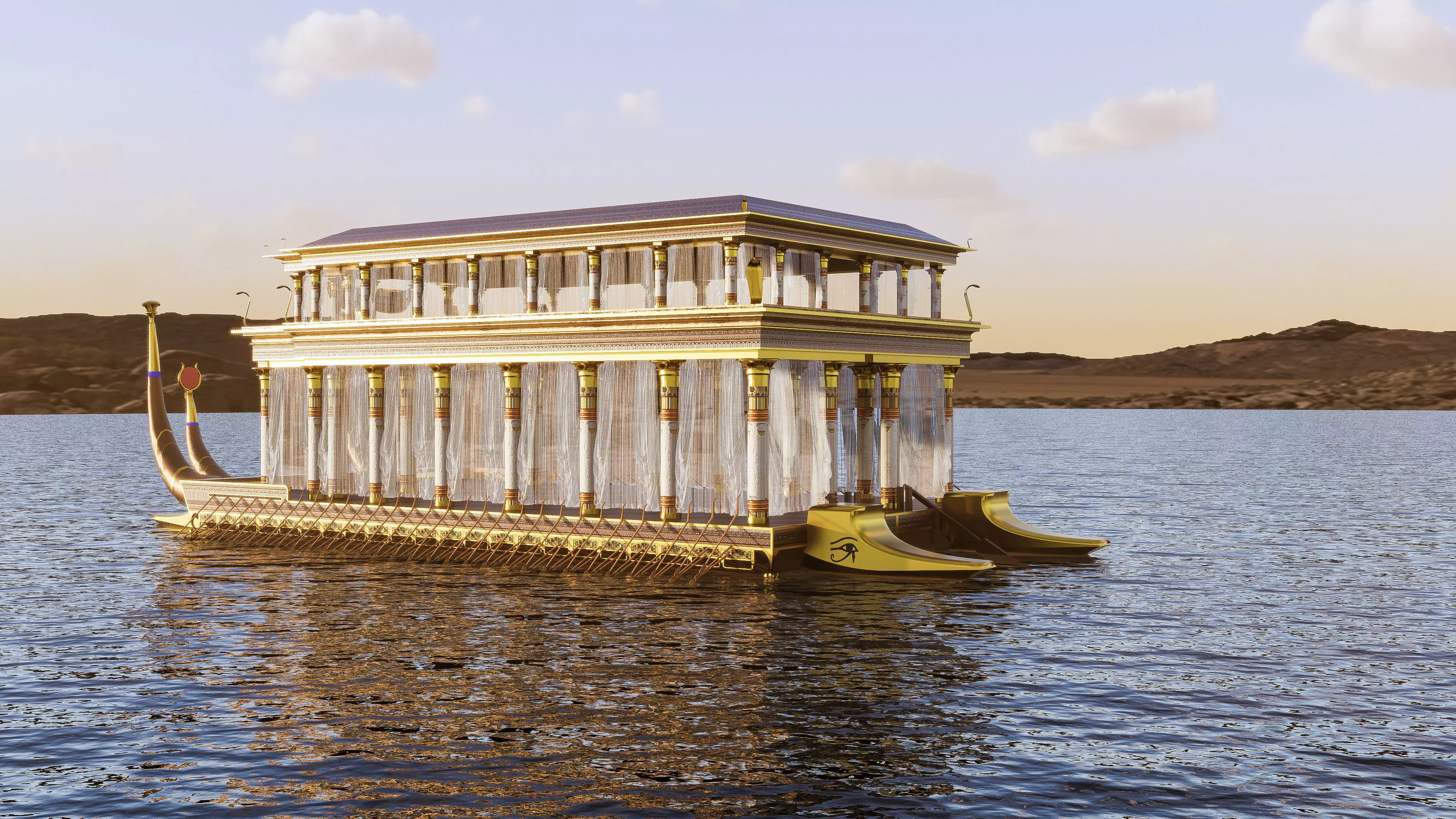 Phartonic ship 3D model_14