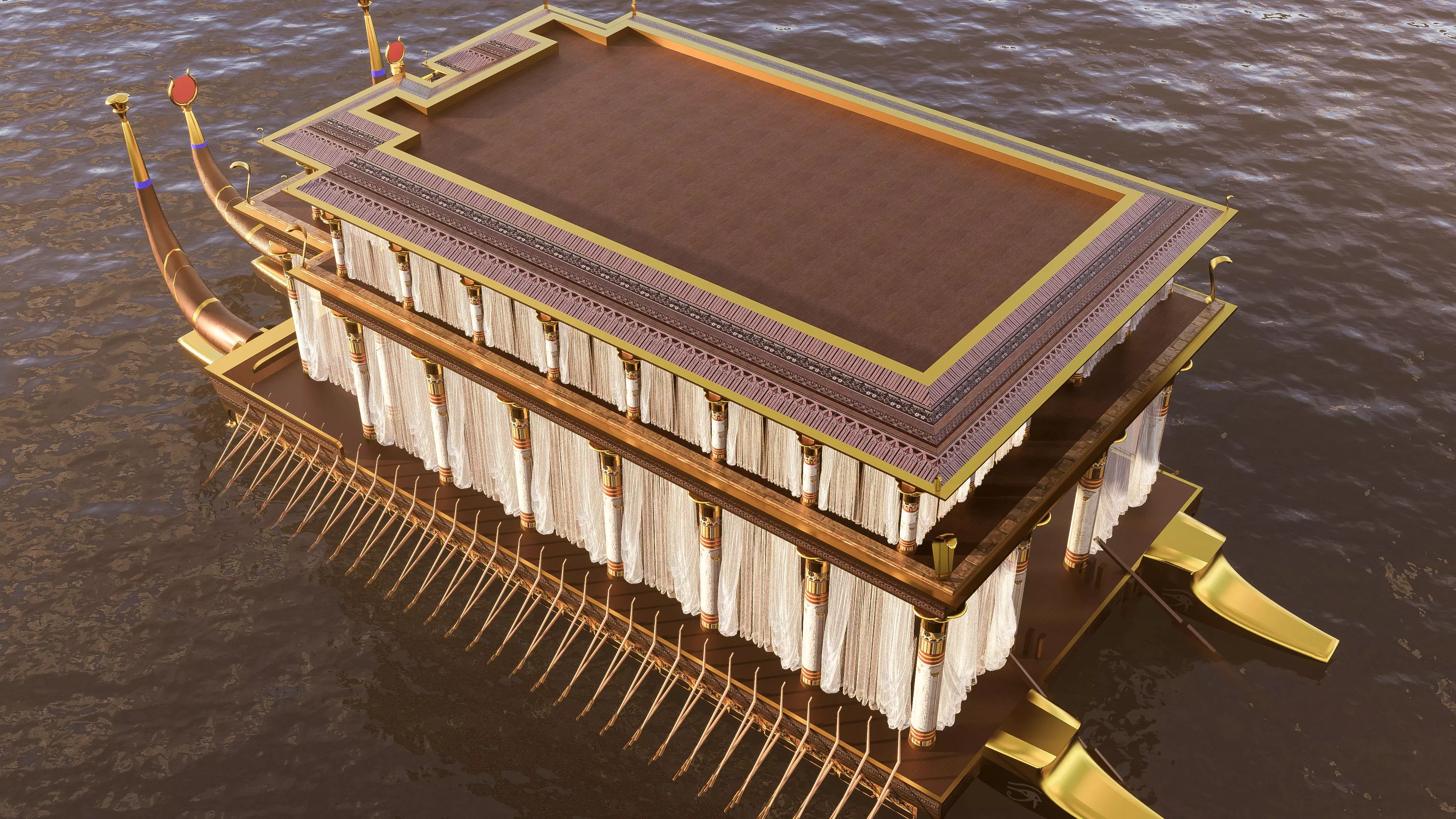 Phartonic ship 3D model_7