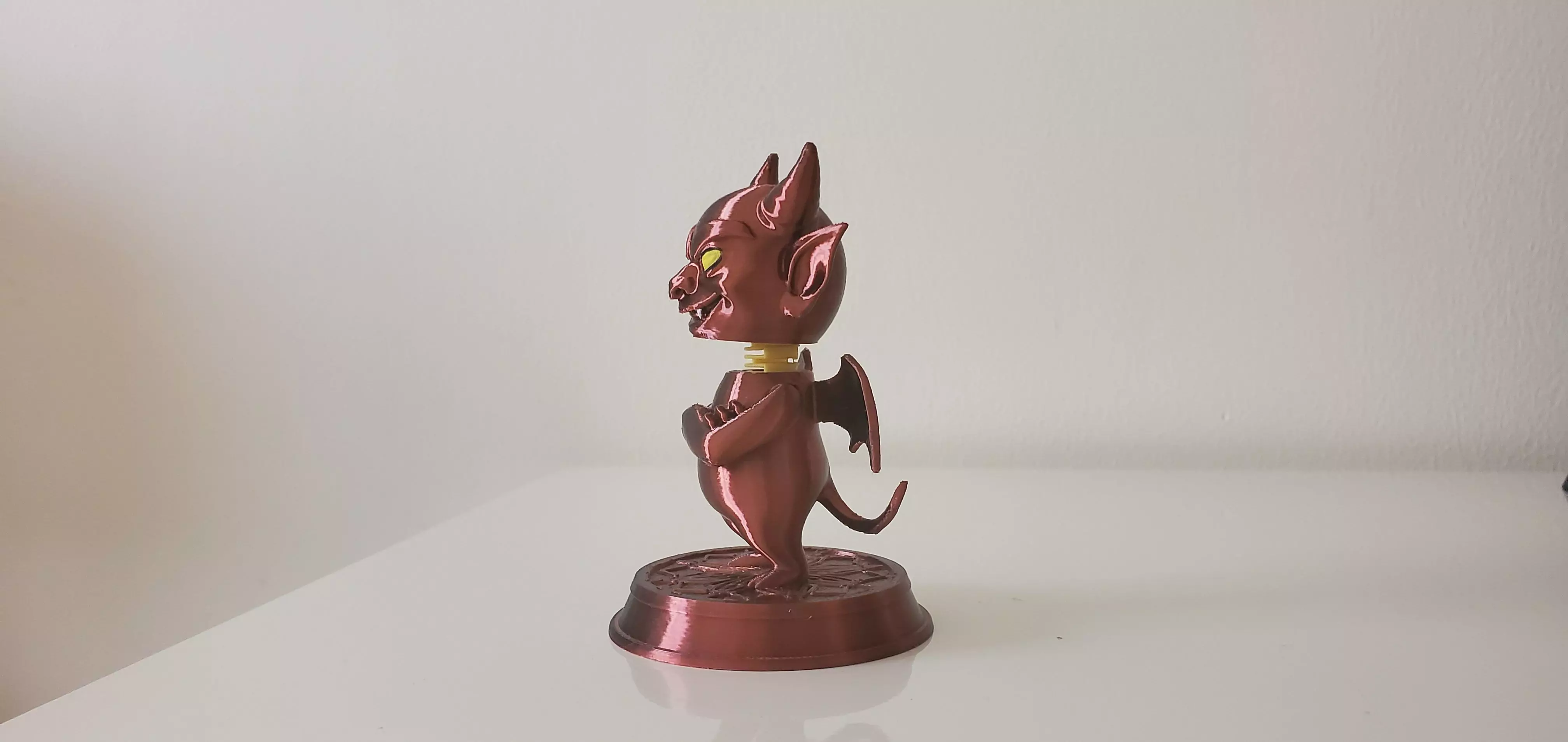 Demon Wobble Head  3D print model_2