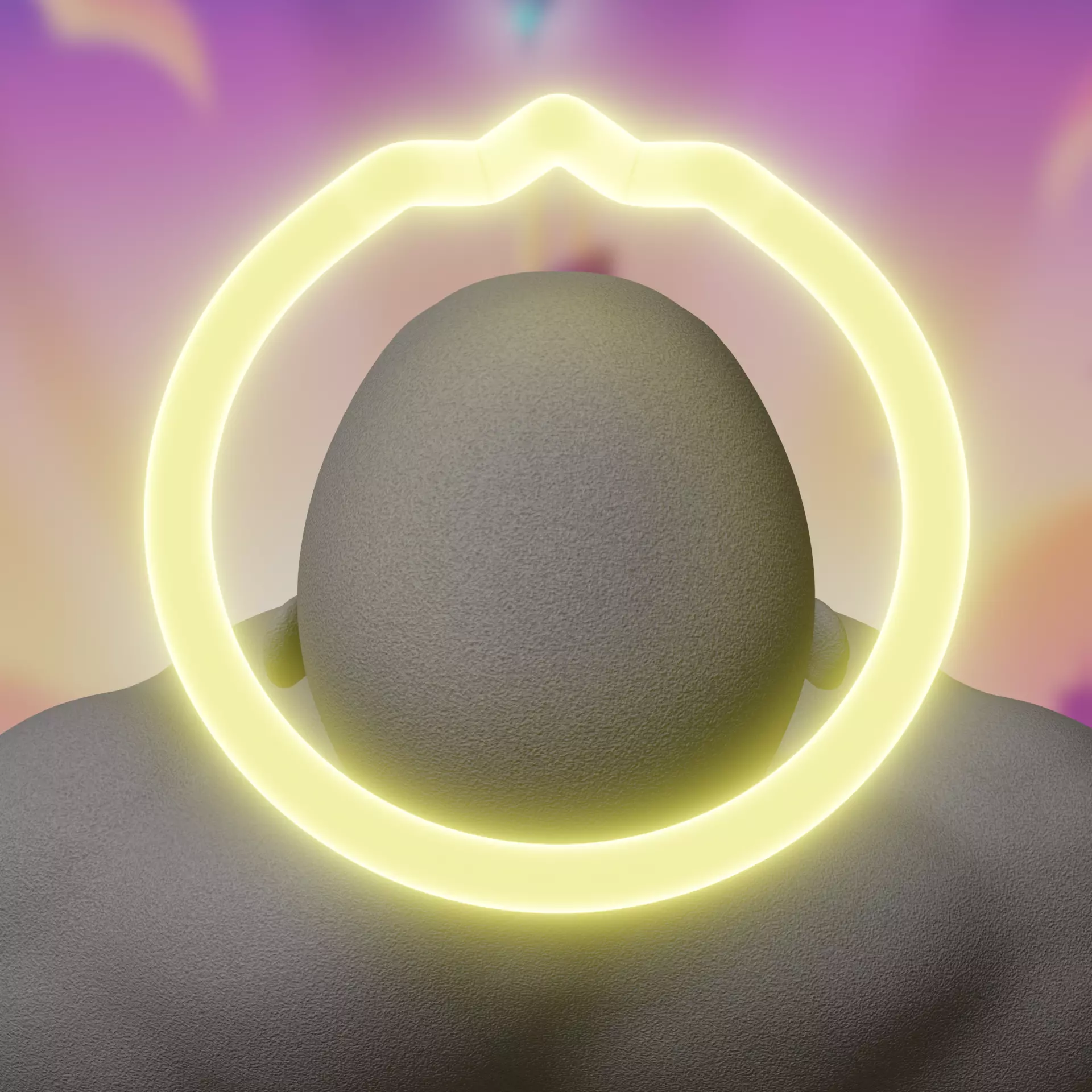 Abel Halo cosplay kit Hazbin Hotel cosplay 3D print model_4