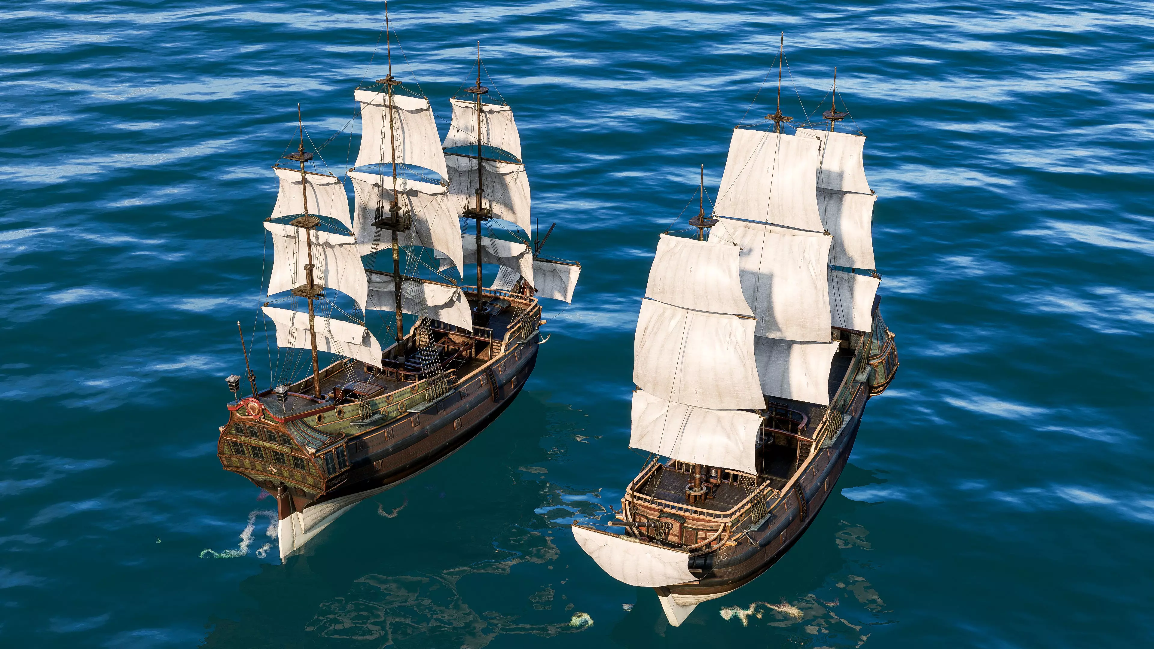 Pirate ship Low-poly 3D model_17