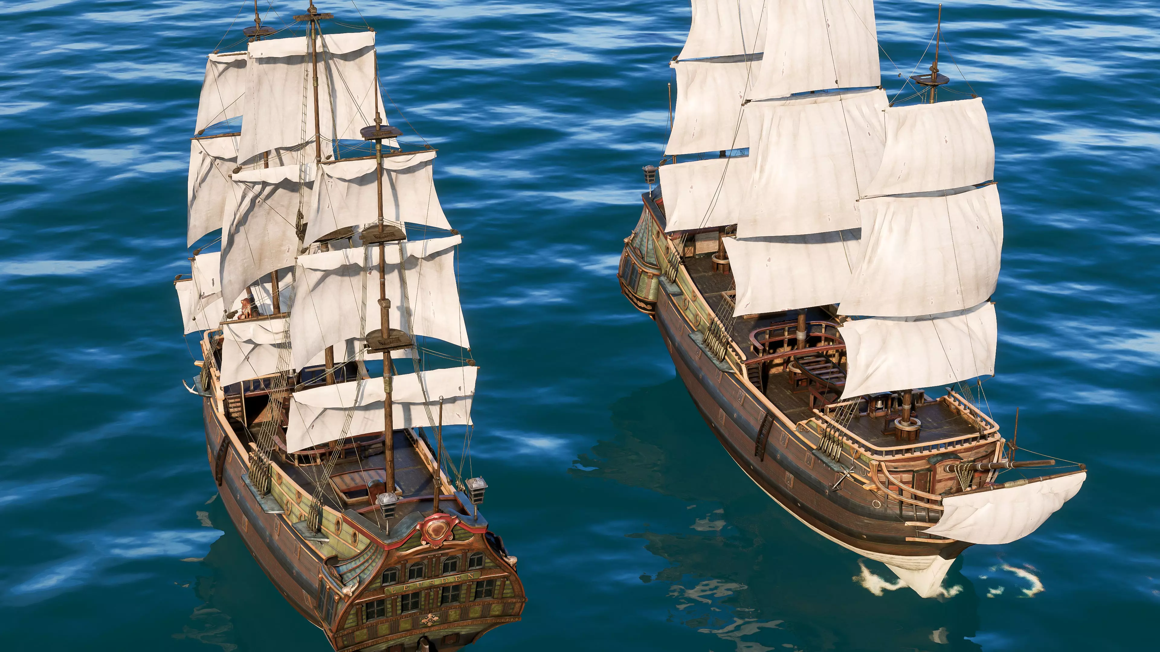 Pirate ship Low-poly 3D model_18