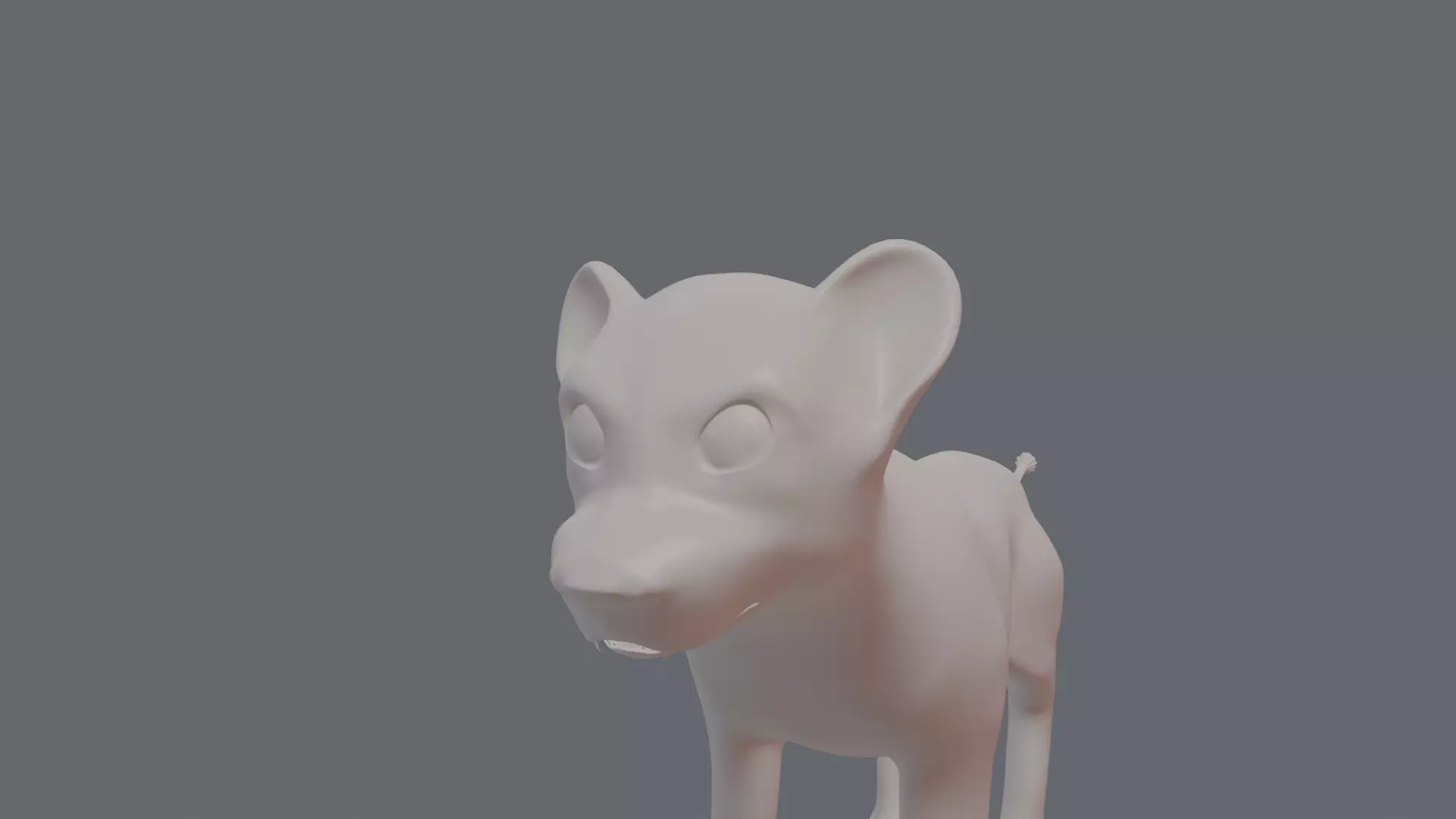 Lion Cub 3D print model_4